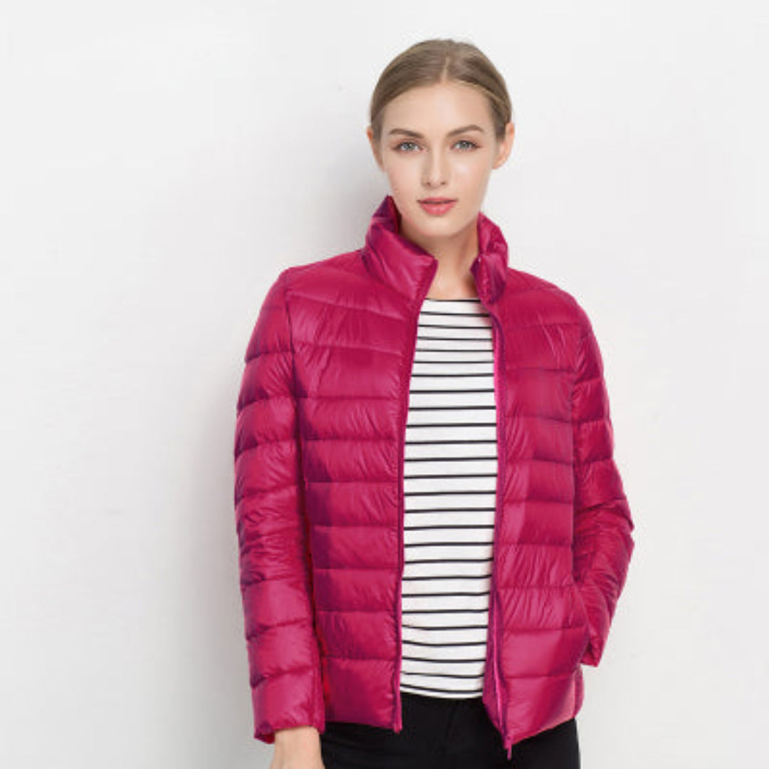 Andrea | Classic Women's Long-Sleeved Quilted Coat for Winter Warmth