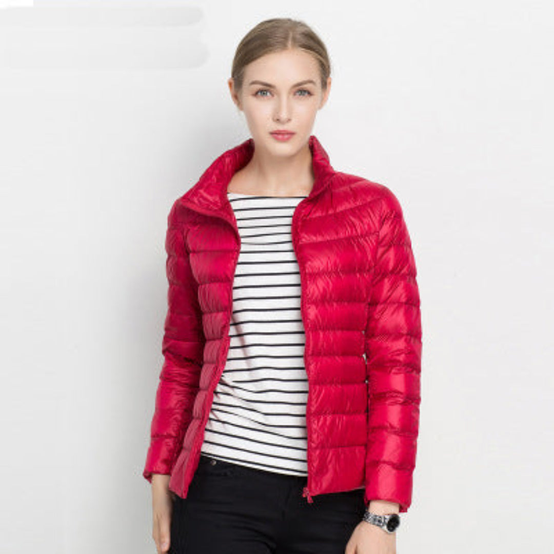 Andrea | Classic Women's Long-Sleeved Quilted Coat for Winter Warmth