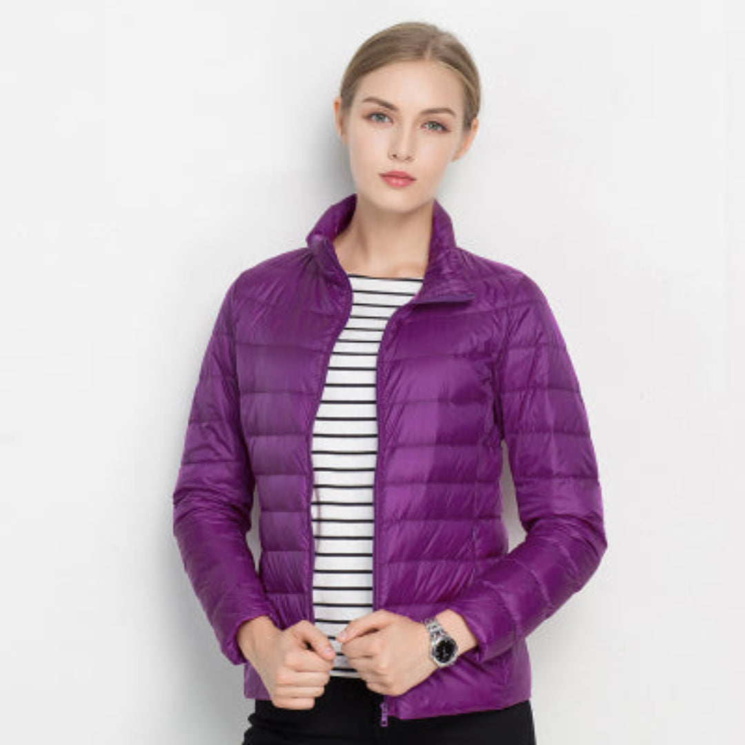 Andrea | Classic Women's Long-Sleeved Quilted Coat for Winter Warmth