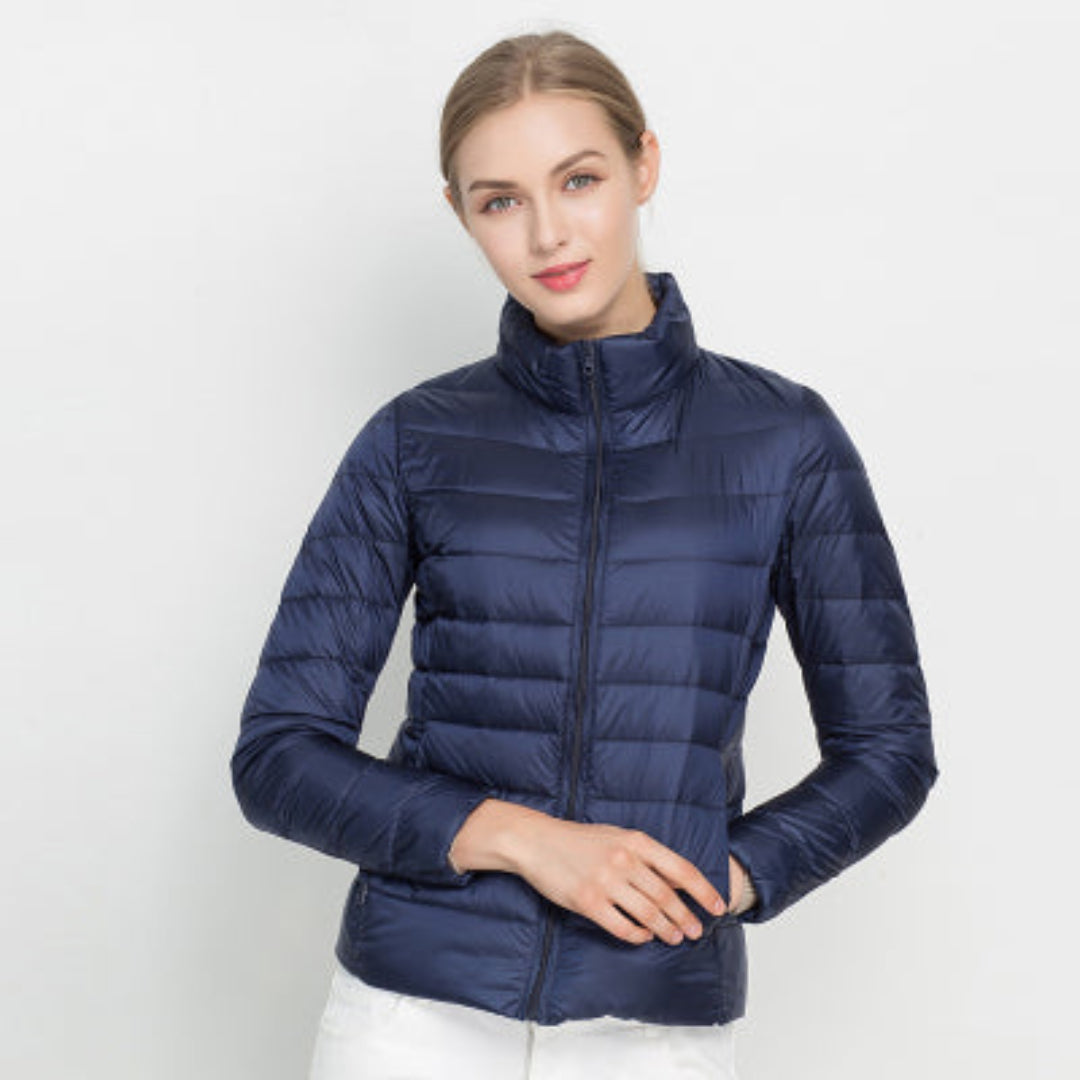 Andrea | Classic Women's Long-Sleeved Quilted Coat for Winter Warmth