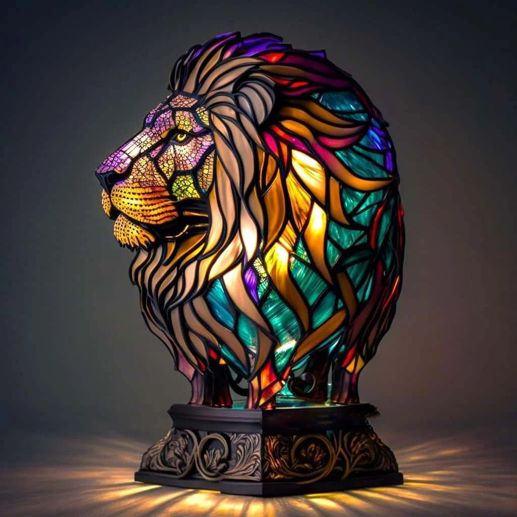 ForestBloom Stained Glass – Wildlife-Inspired Panels for Radiant Decor