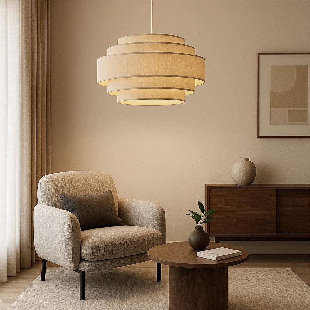 Aozora | Modern Japanese Wabi Sabi Ring Pendant Lamp