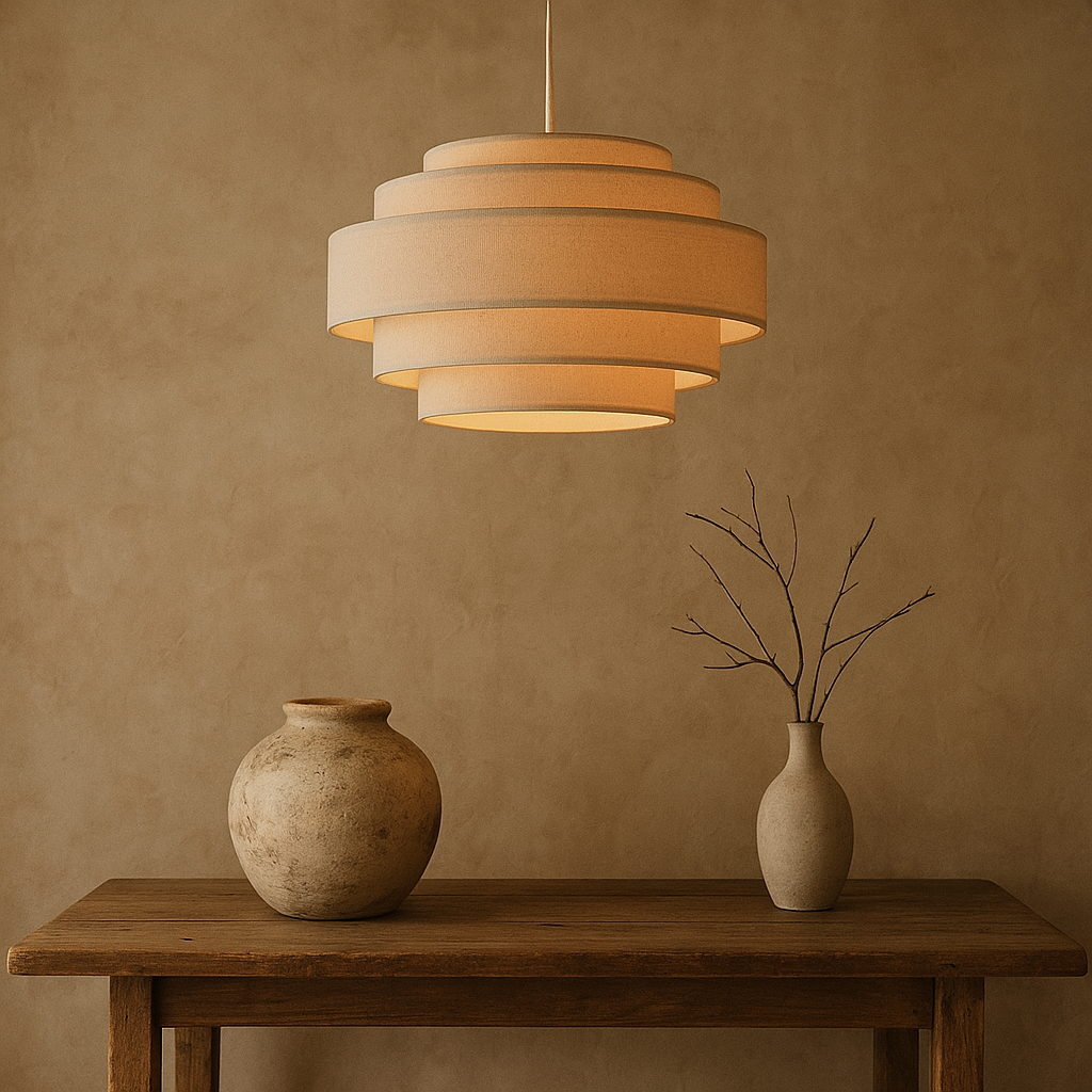 Aozora | Modern Japanese Wabi Sabi Ring Pendant Lamp