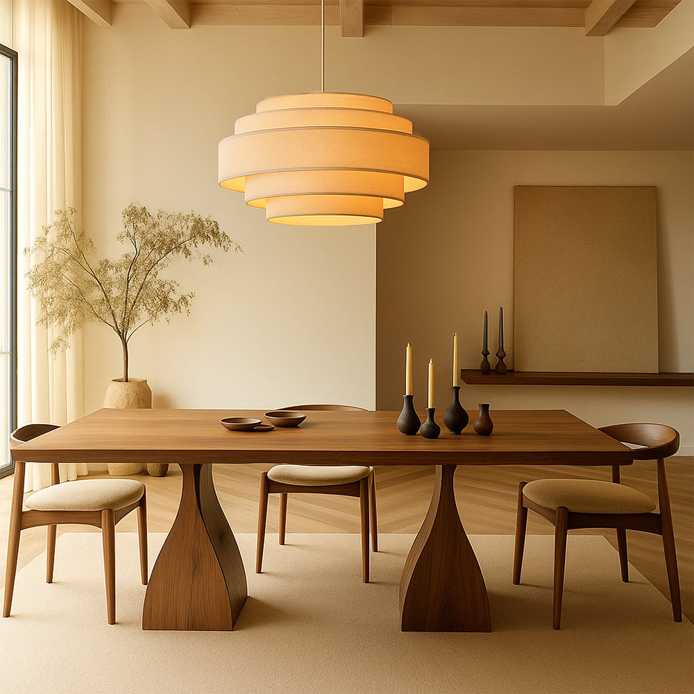 Aozora | Modern Japanese Wabi Sabi Ring Pendant Lamp