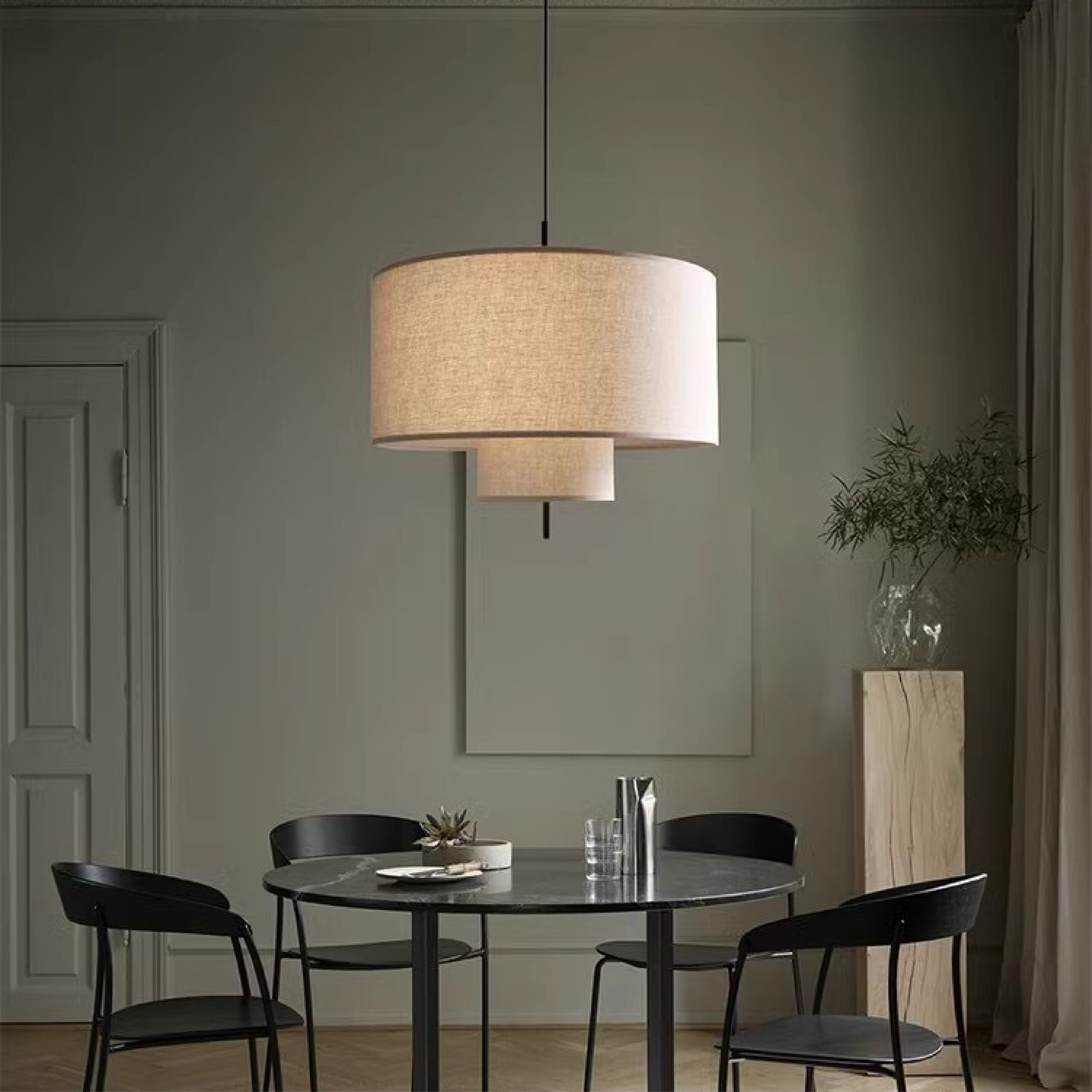 Archinea | Elegant Yurina Silk Pendant Lamp
