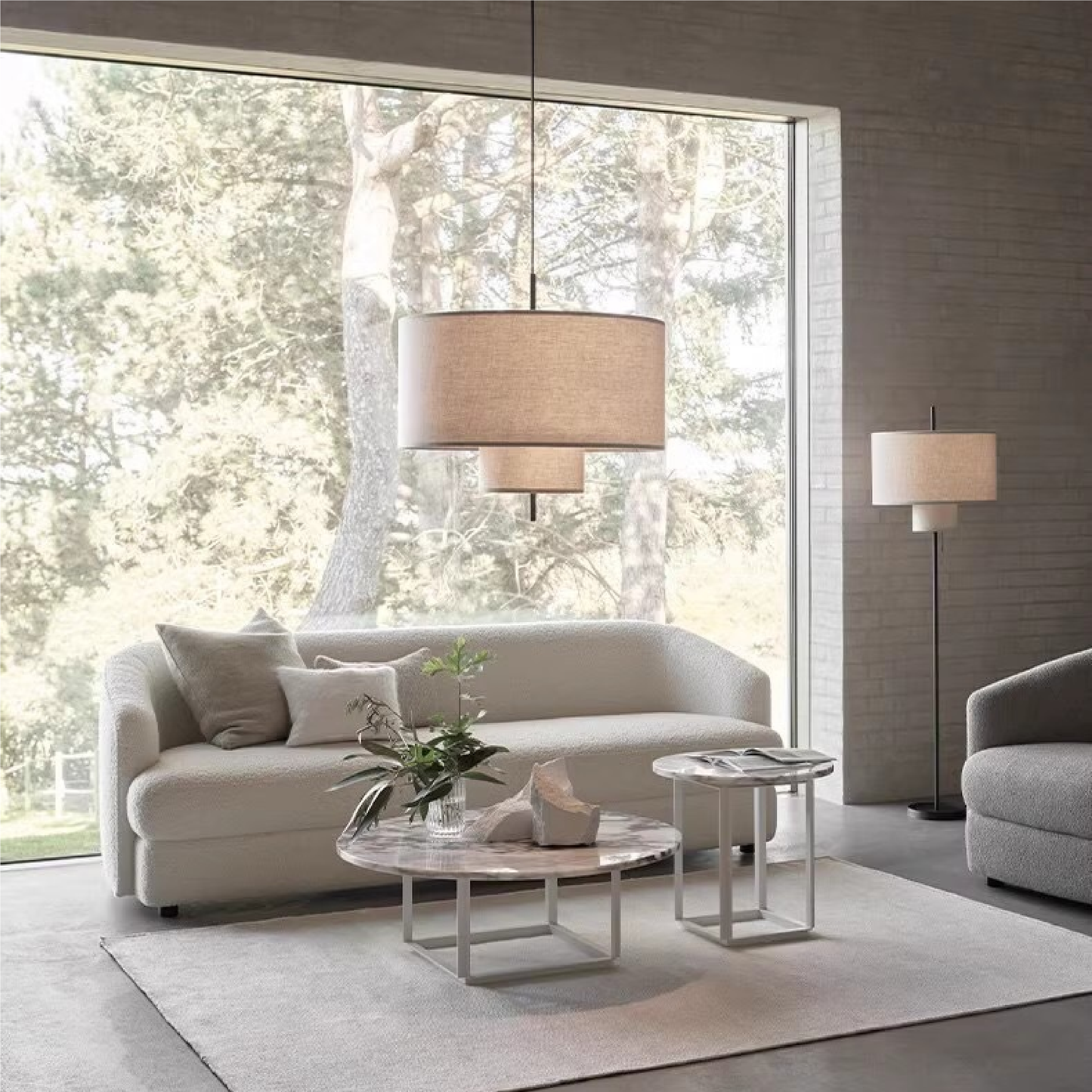 Archinea | Elegant Yurina Silk Pendant Lamp