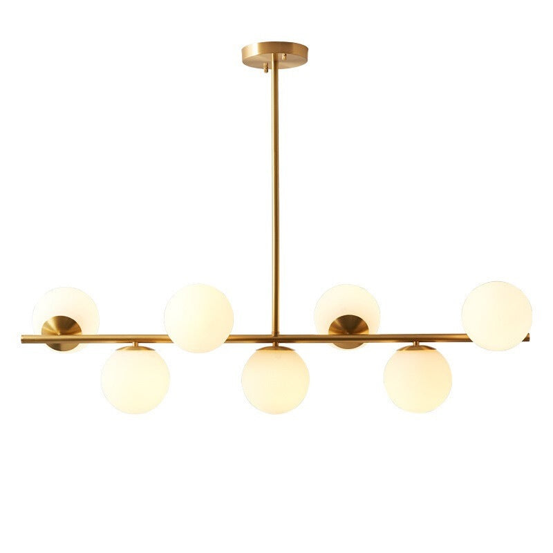 Arvion | Elegant Gold Chandelier Pendant Lamp for Dining or Kitchen