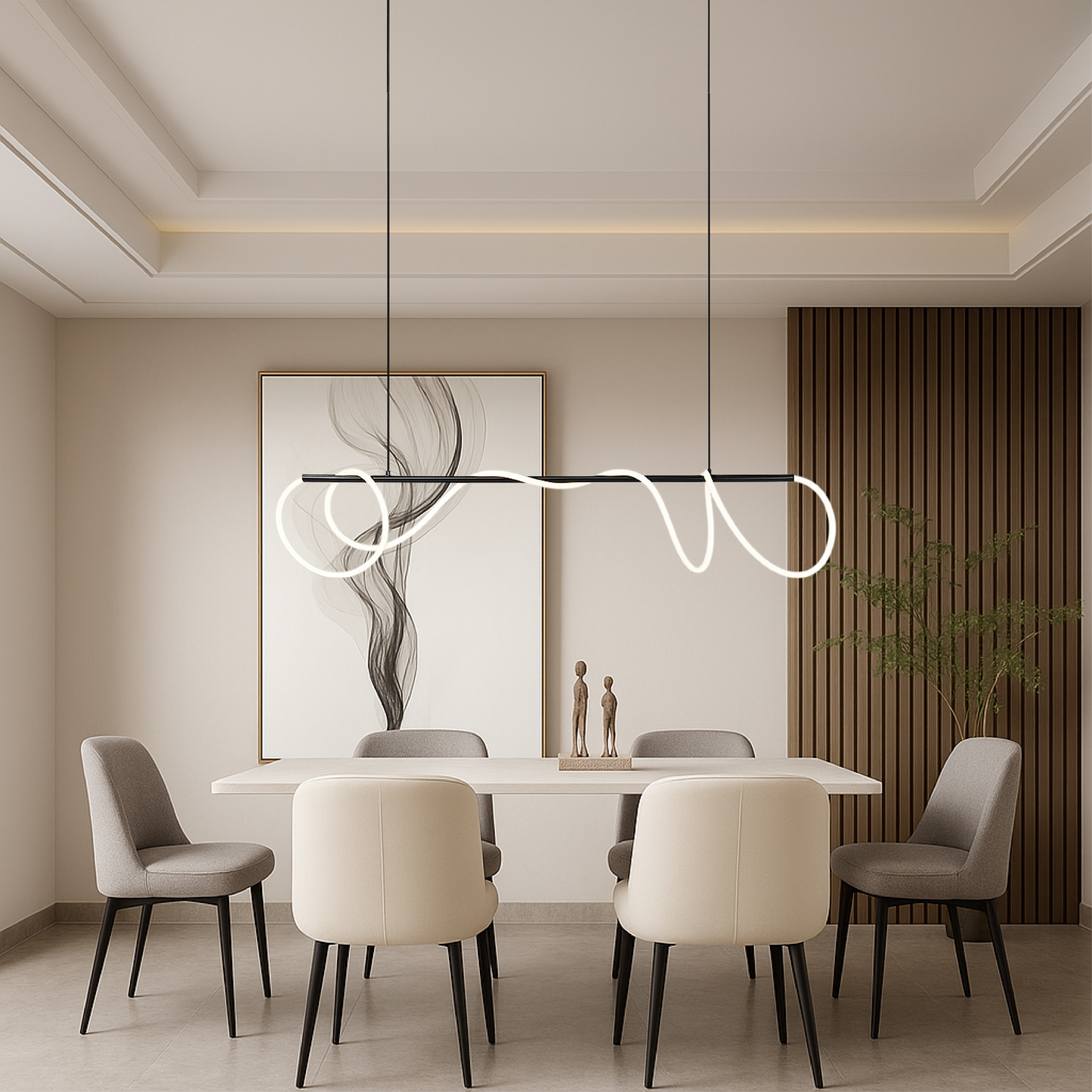 Arvra | Linear Kitchen Island Pendant Light for Dining Tables