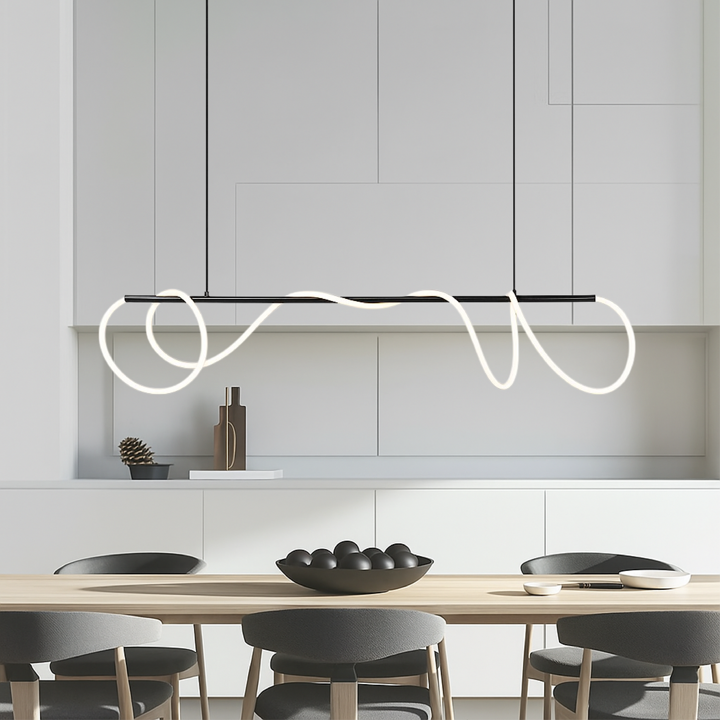 Arvra | Linear Kitchen Island Pendant Light for Dining Tables