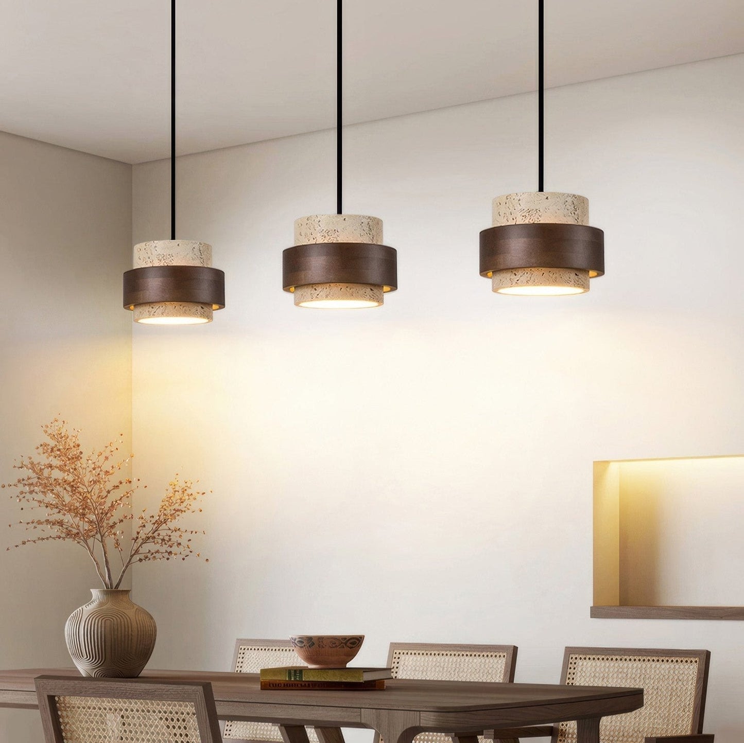 Ascend | Retro Stone Wabi-Sabi Hanging Lamp