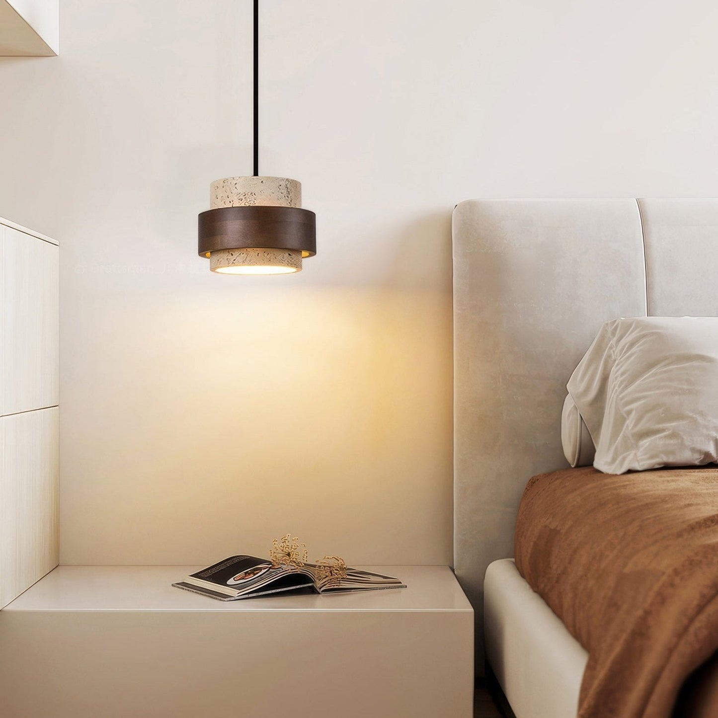 Ascend | Retro Stone Wabi-Sabi Hanging Lamp