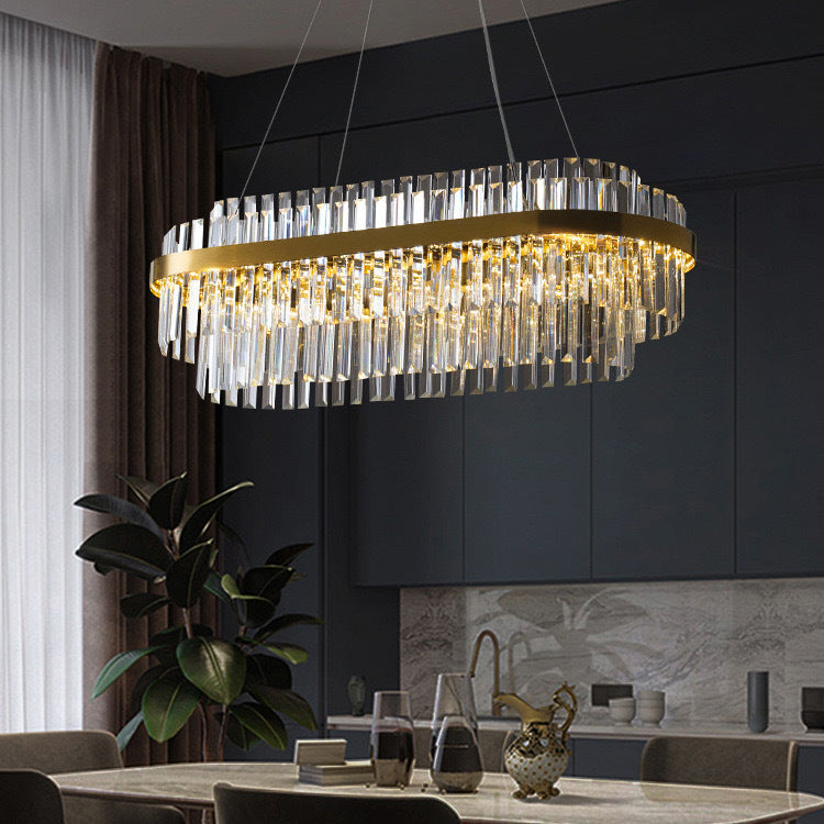 Aurine | Luxury Crystal Chandelier for Contemporary Interiors