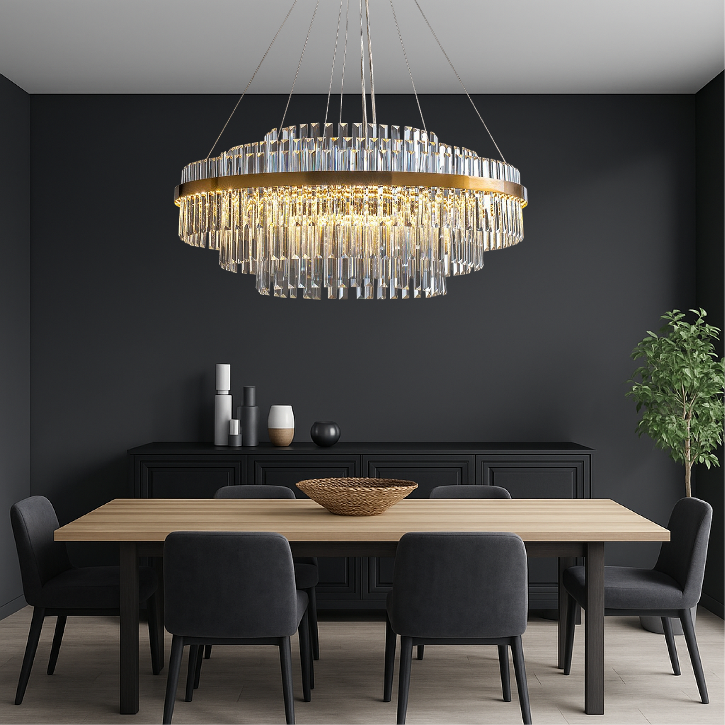Aurine | Luxury Crystal Chandelier for Contemporary Interiors