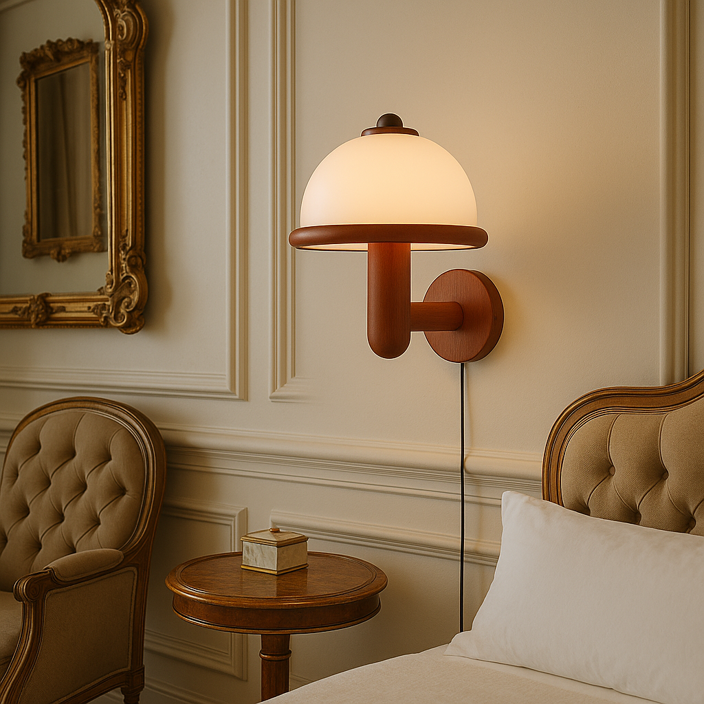 Aurisca | Artistic Mushroom Wall Lamp for Modern Interiors