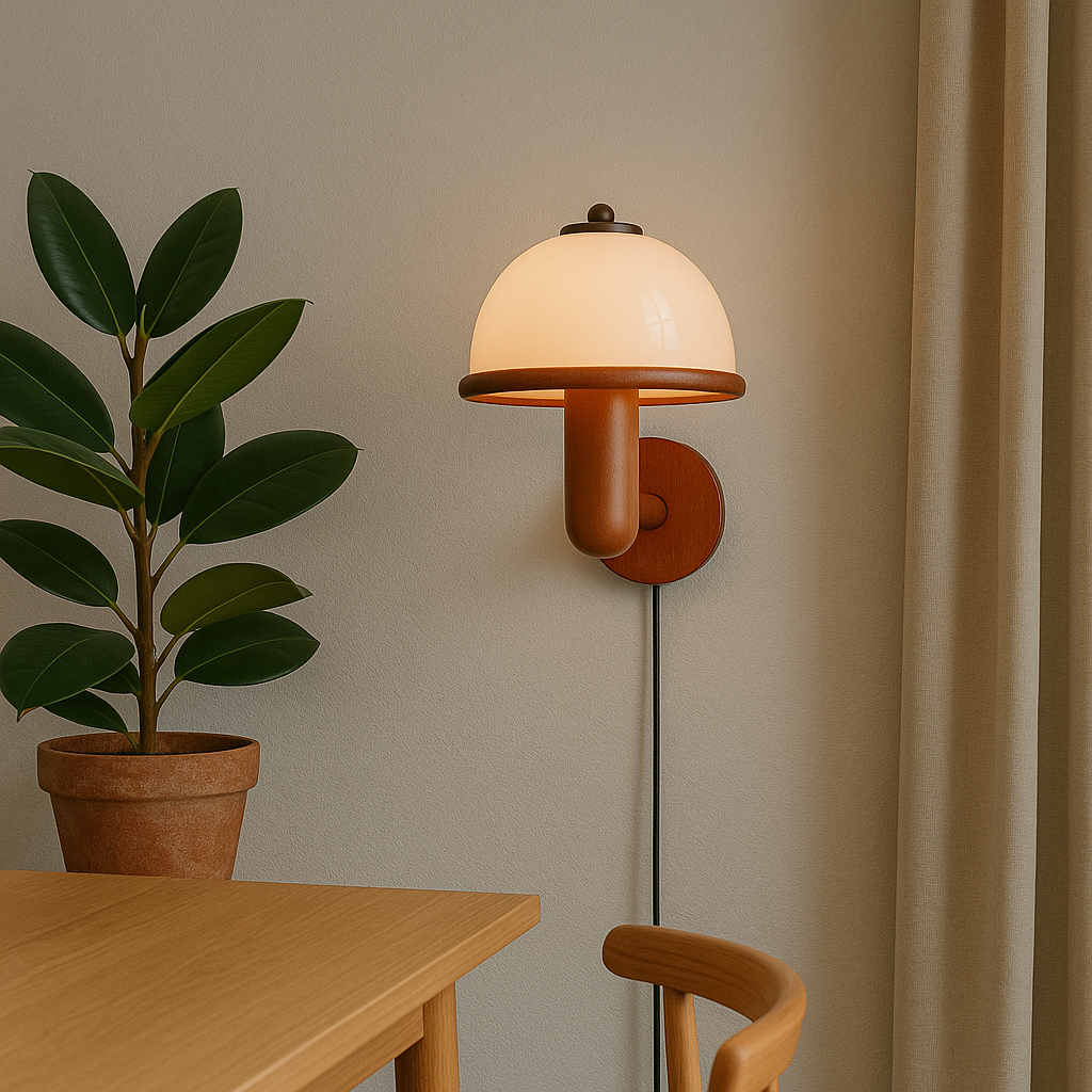 Aurisca | Artistic Mushroom Wall Lamp for Modern Interiors
