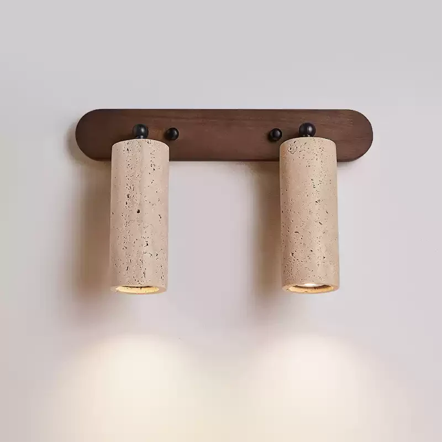 Aurivon | Retro Travertine Wall Lamp with Adjustable Swivel Design