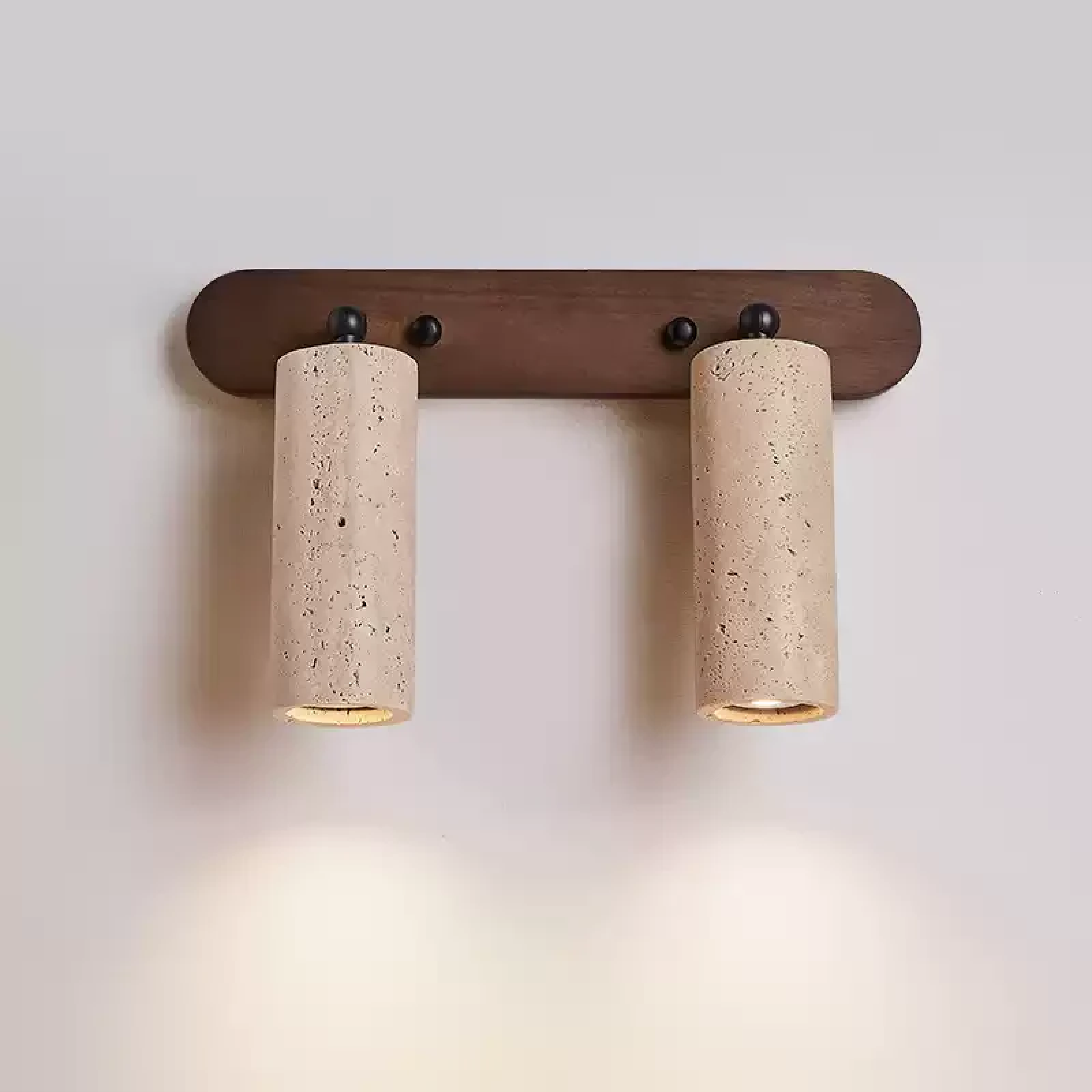 Aurivon | Retro Travertine Wall Lamp with Adjustable Swivel Design