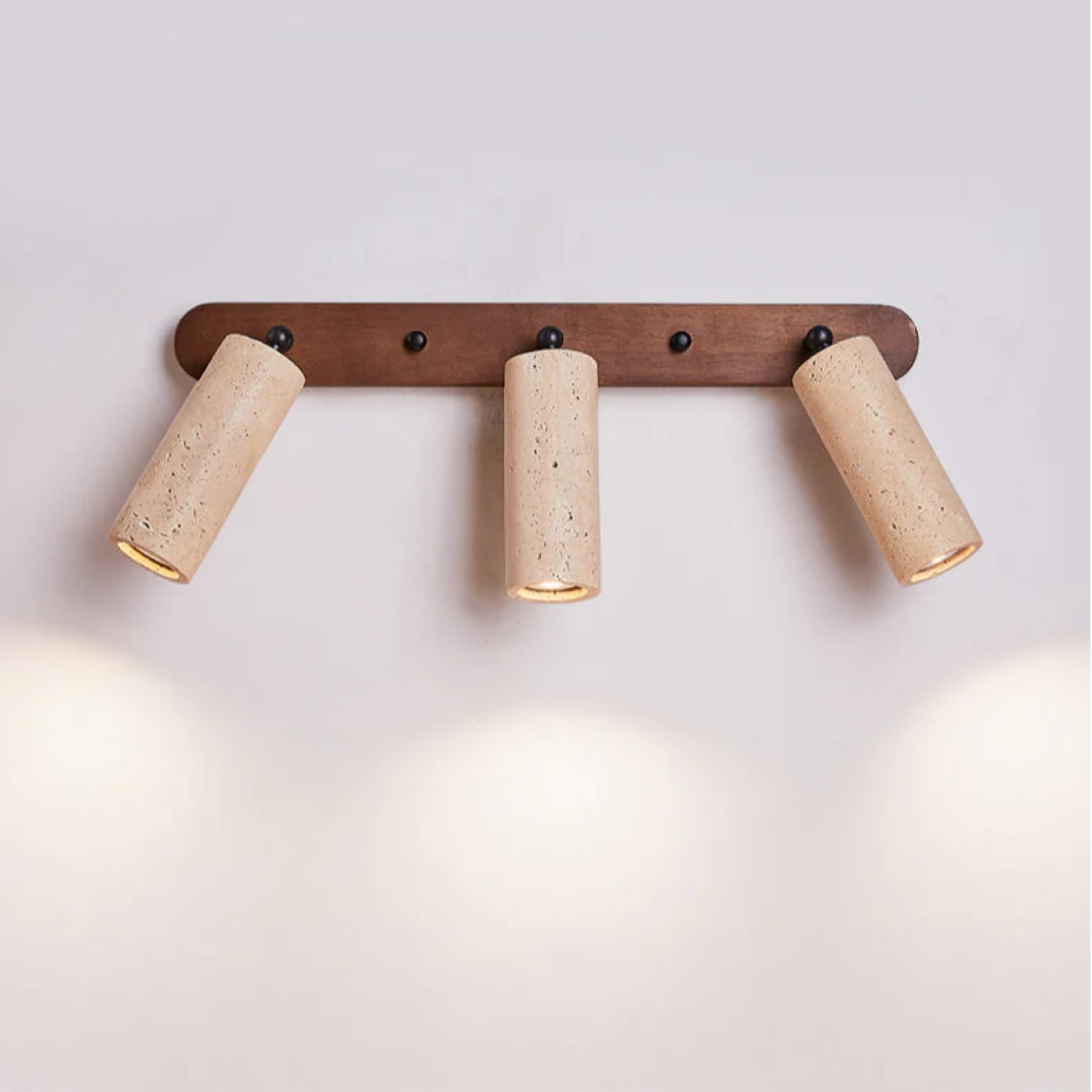 Aurivon | Retro Travertine Wall Lamp with Adjustable Swivel Design