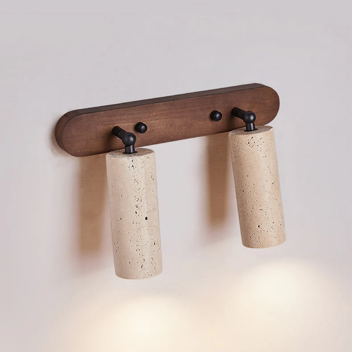 Aurivon | Retro Travertine Wall Lamp with Adjustable Swivel Design