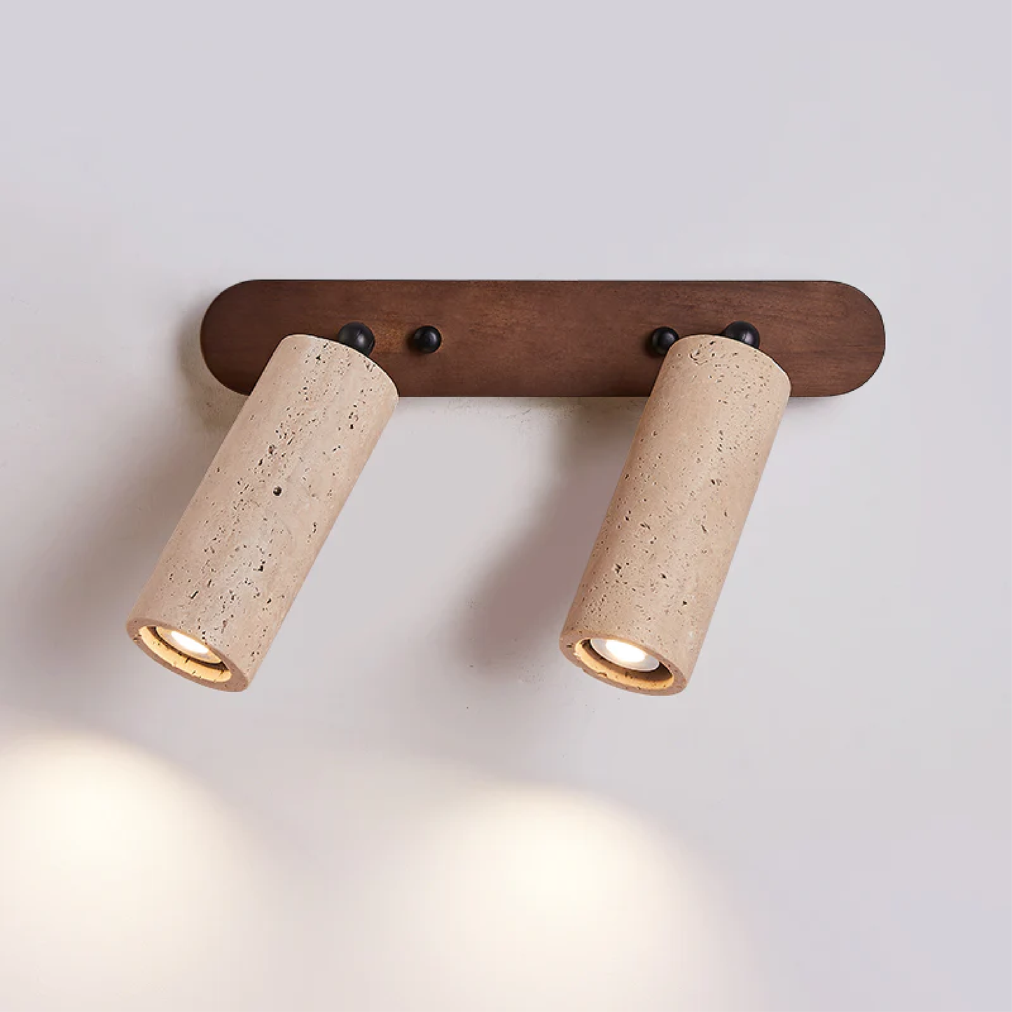 Aurivon | Retro Travertine Wall Lamp with Adjustable Swivel Design