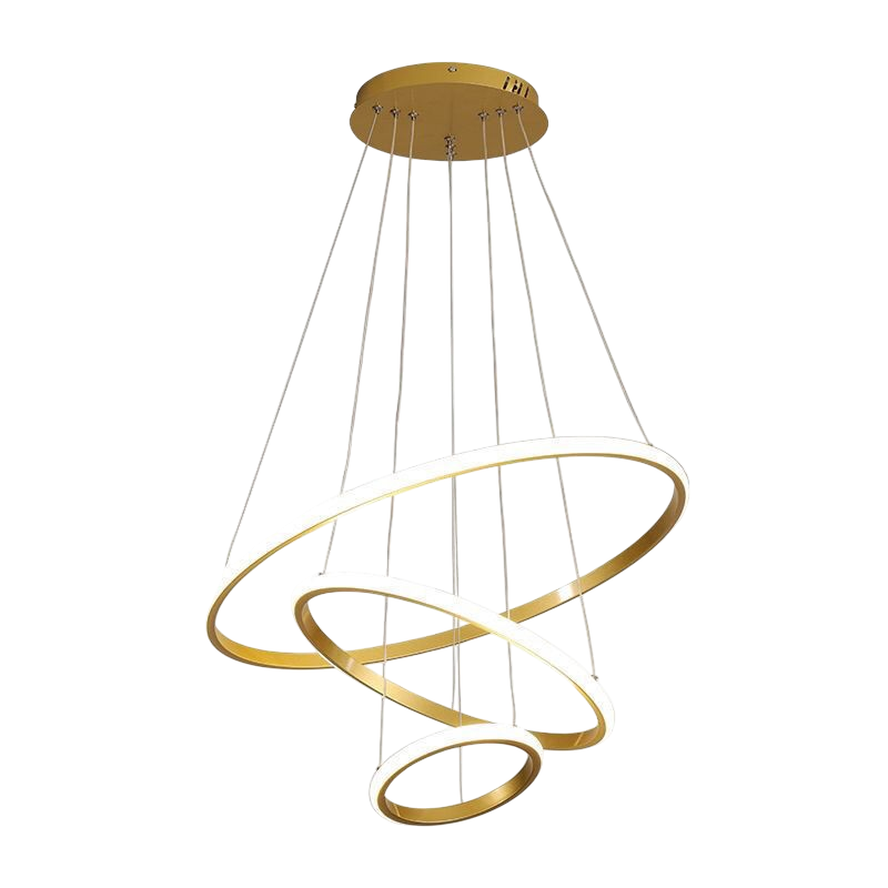 Aurovia | Luxury 3-Tier Chandelier Pendant Lamp for High Ceilings