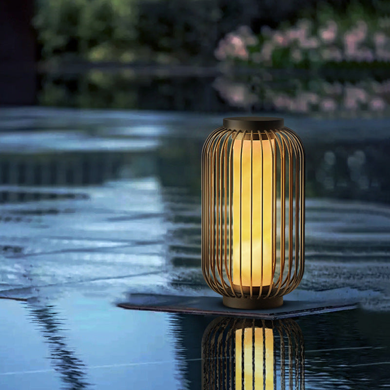 Aurvyn | Vintage Solar Powered Lantern for Garden and Path Lighting