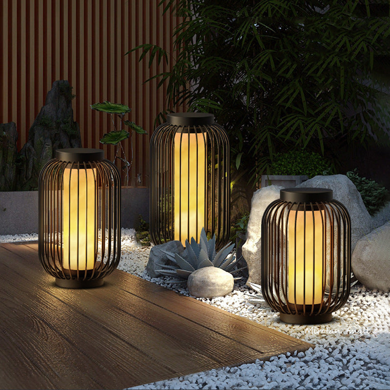 Aurvyn | Vintage Solar Powered Lantern for Garden and Path Lighting