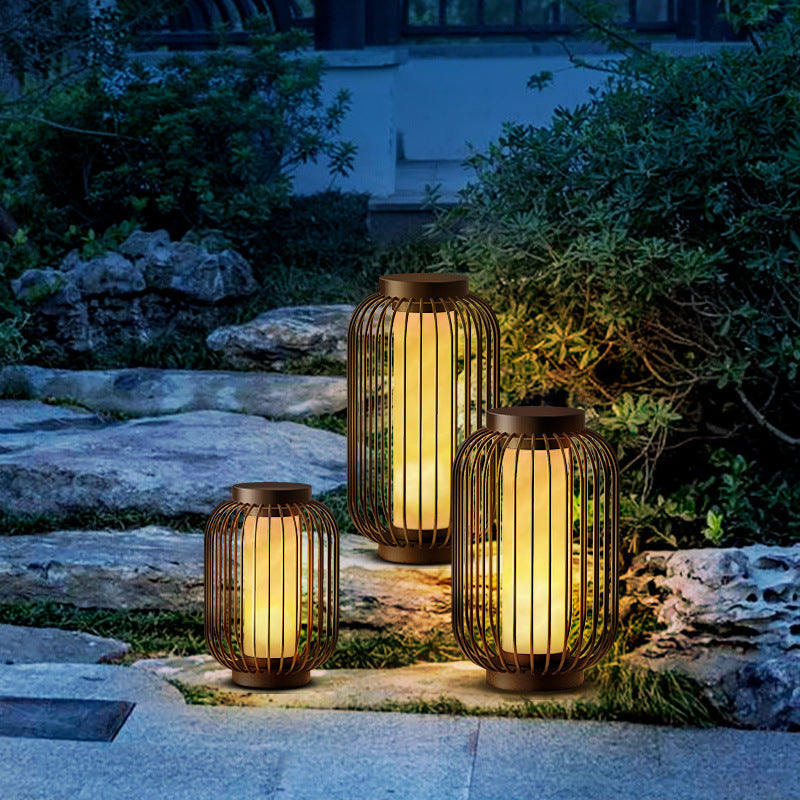 Aurvyn | Vintage Solar Powered Lantern for Garden and Path Lighting