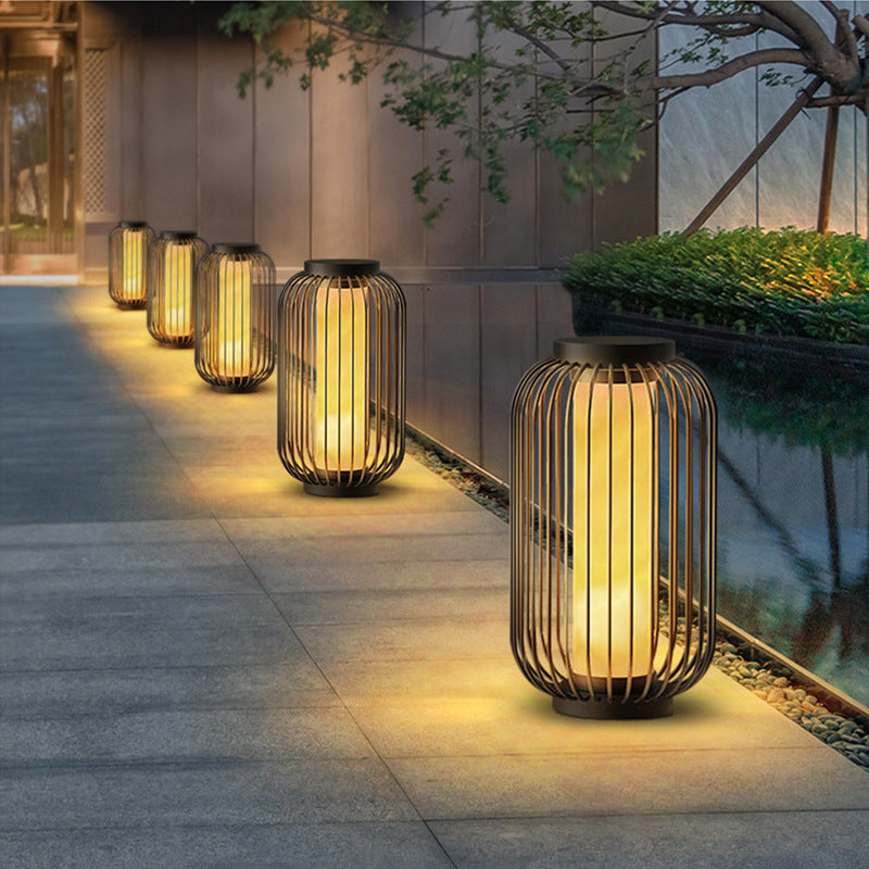 Aurvyn | Vintage Solar Powered Lantern for Garden and Path Lighting