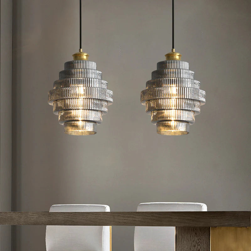 Auvra | Elegant Glass Pendant Lamp for Modern Home Interiors