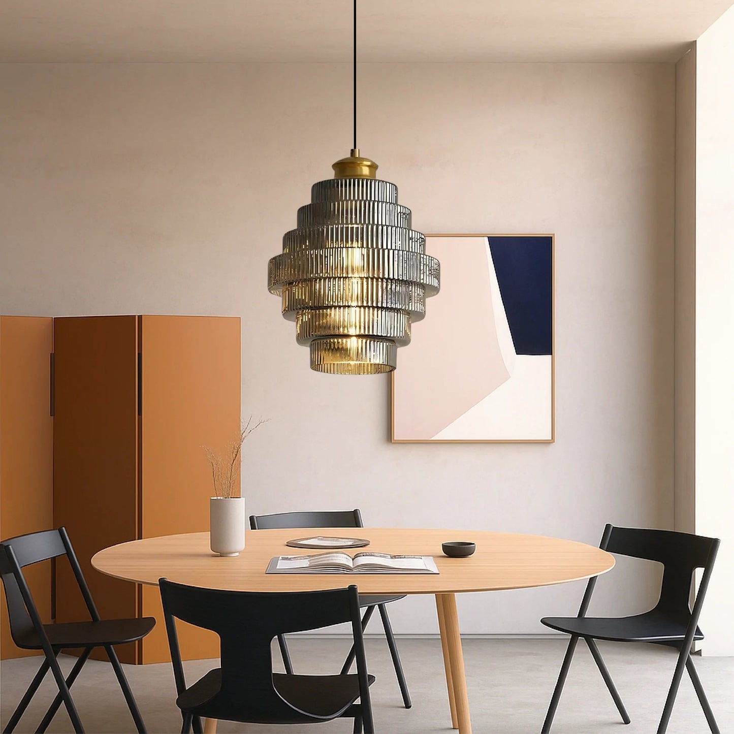 Auvra | Elegant Glass Pendant Lamp for Modern Home Interiors
