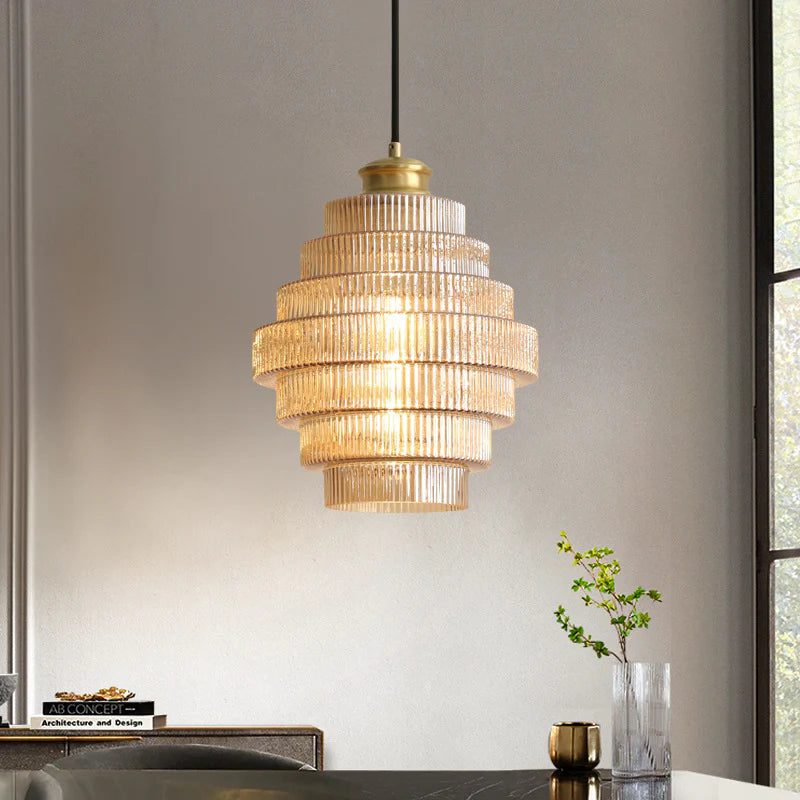 Auvra | Elegant Glass Pendant Lamp for Modern Home Interiors