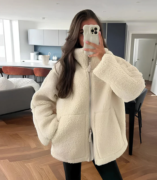 Nina | Stylish Relaxed Fleece Jacket for Women - Cozy & Comfortable