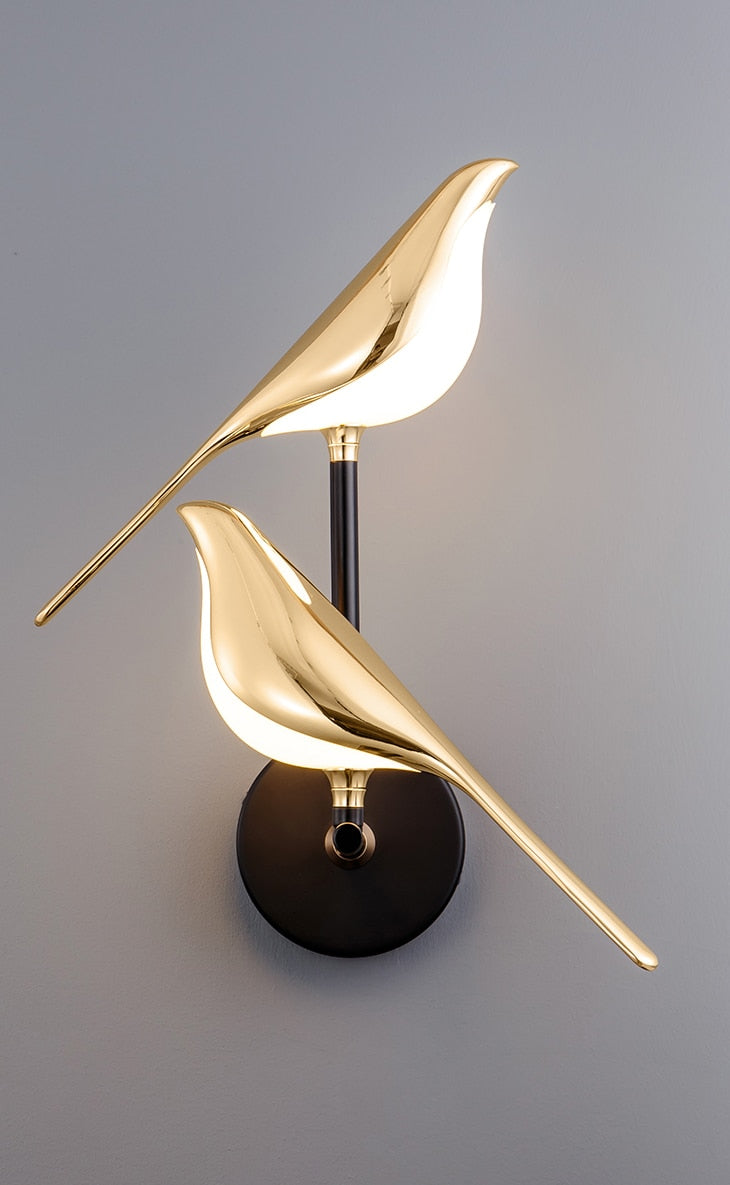 AvisLumina | Modern Elegance Wall Lamp in the Shape of Birds