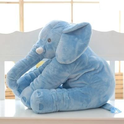 Soft Baby Elephant Plush Toy – Huggable Pillow for Comfort, Nap Time, and Early Learning
