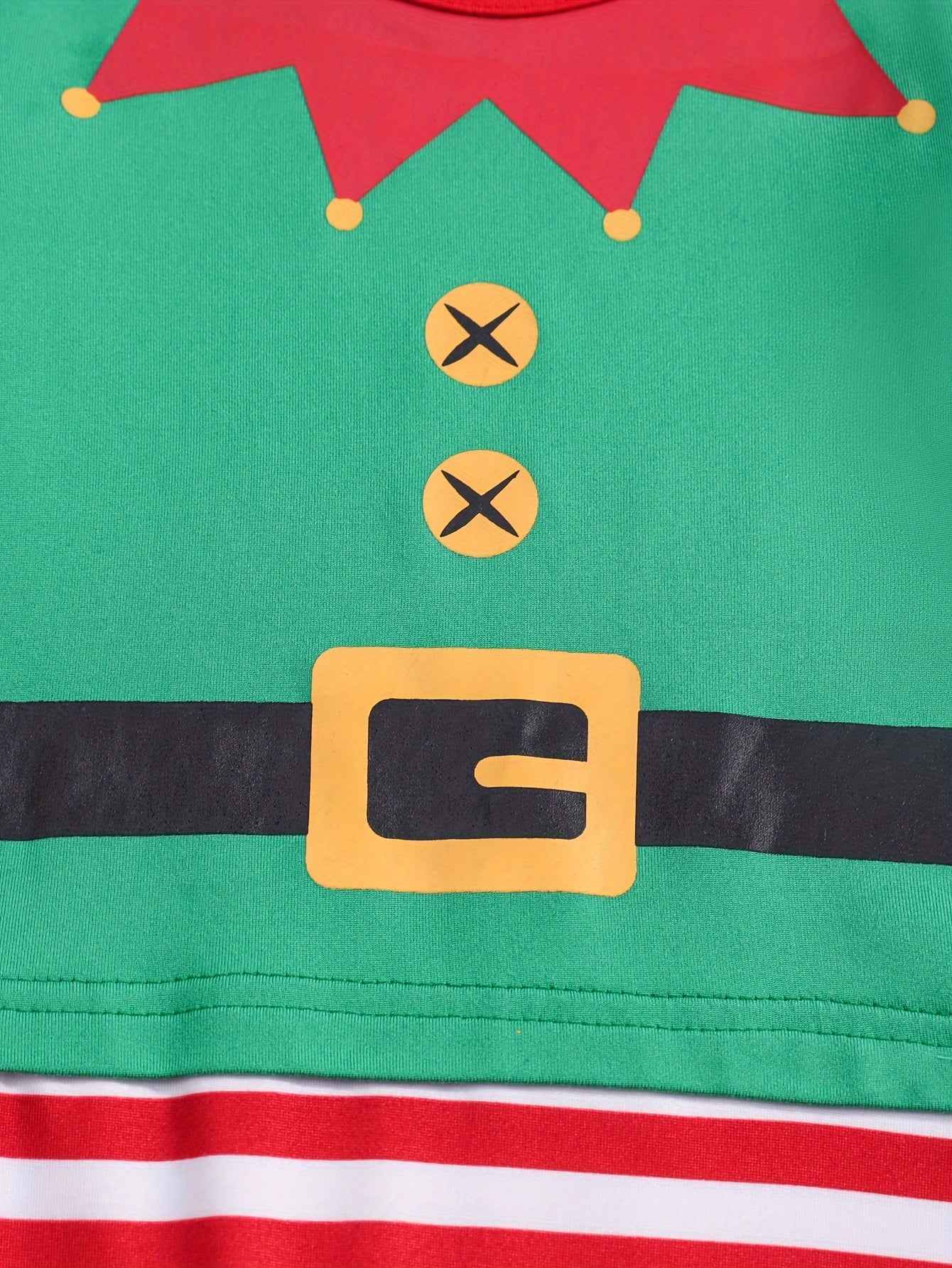 Baby Festive Elf Romper | Long Sleeve Halloween Costume