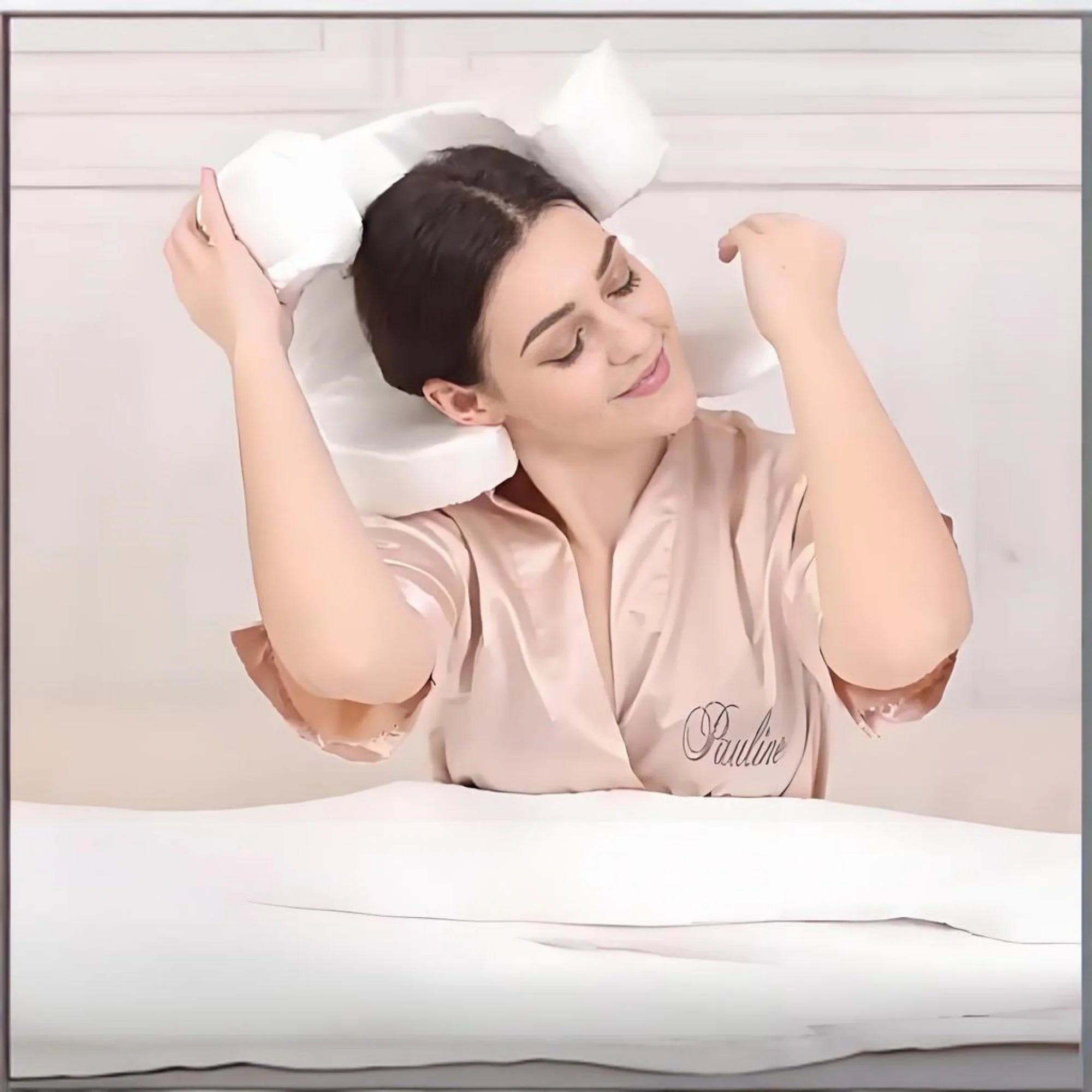 DreamAlign – Ergonomic Memory Foam Pillow for Side Sleepers