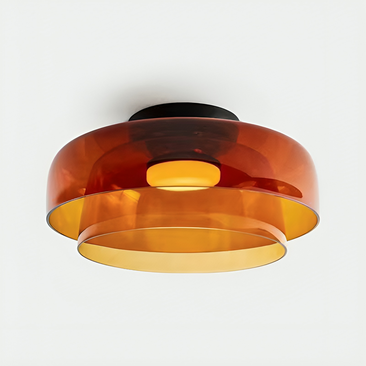 Brilora | Minimalist Scandinavian Bauhaus Glass Layered Pendant Lamp