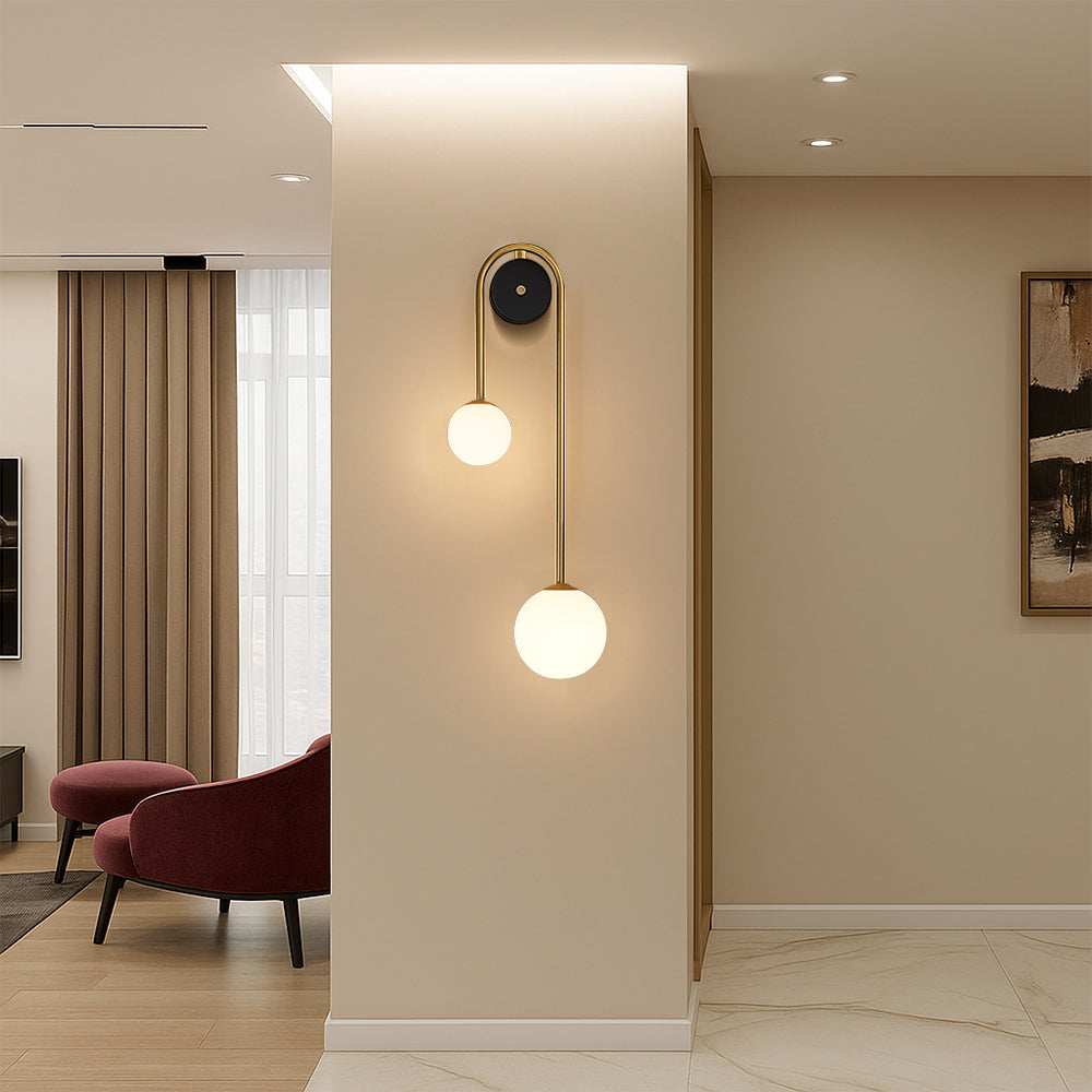 Brivra | Modern Arch Wall Lamp for Elegant Interiors