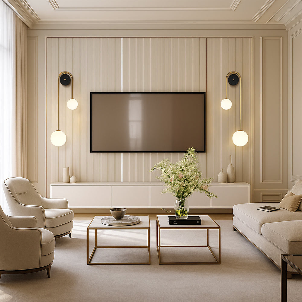 Brivra | Modern Arch Wall Lamp for Elegant Interiors