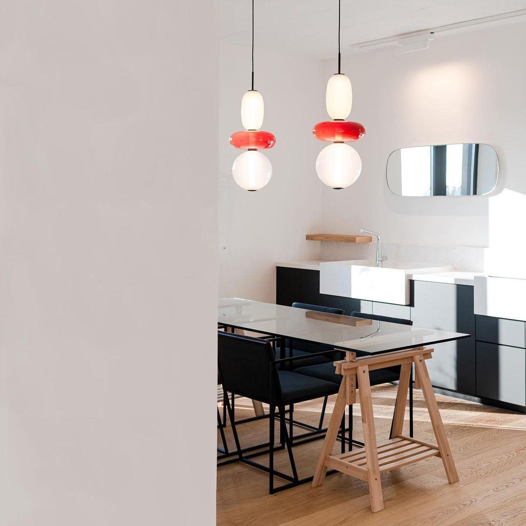 LumiClear – Elegant Glass Pendant with Transparent Brilliance