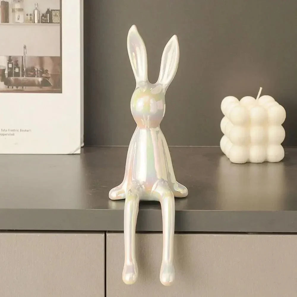 PoshBunny Decor – A stylish rabbit ornament for a chic and polished home decor.