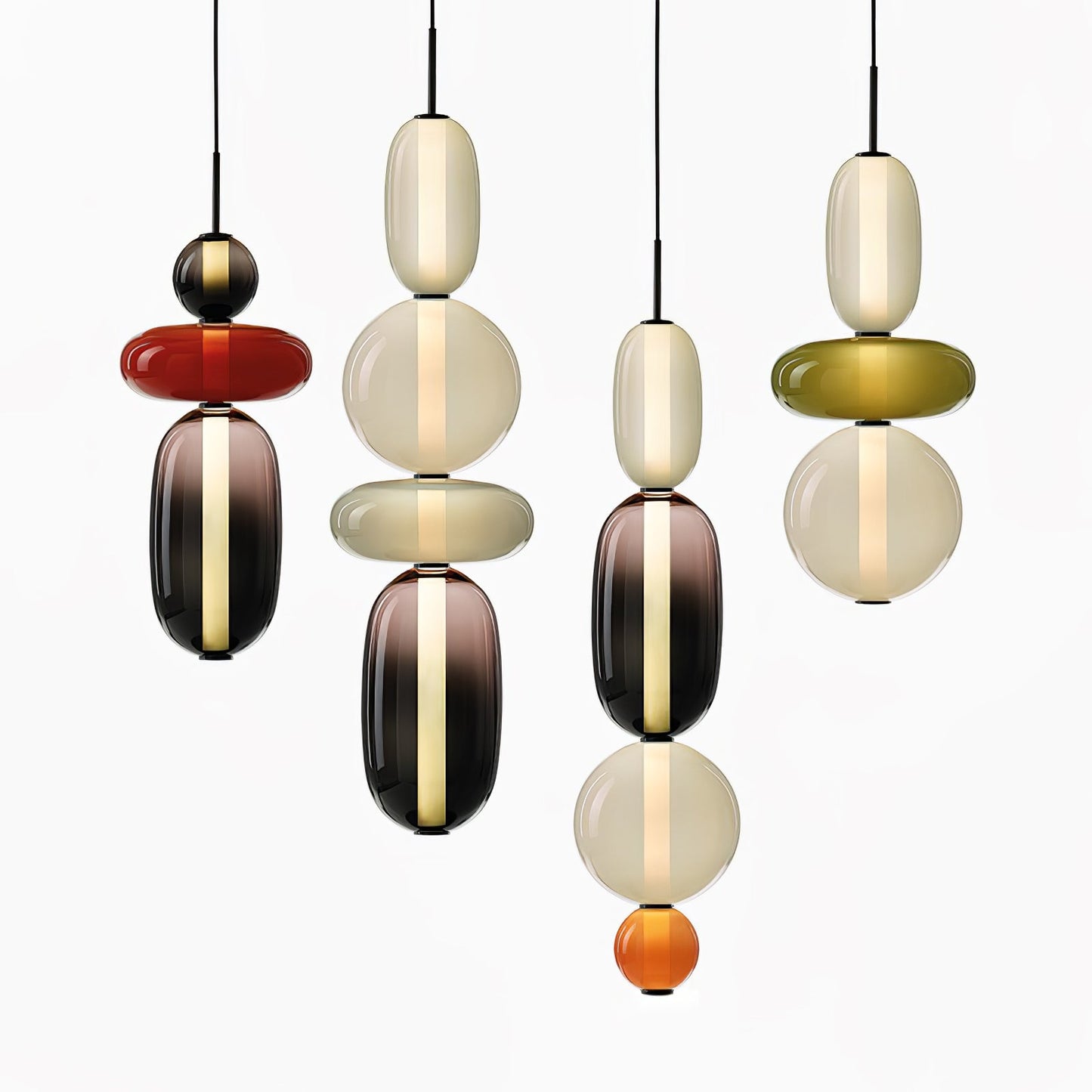 LumiClear – Elegant Glass Pendant with Transparent Brilliance