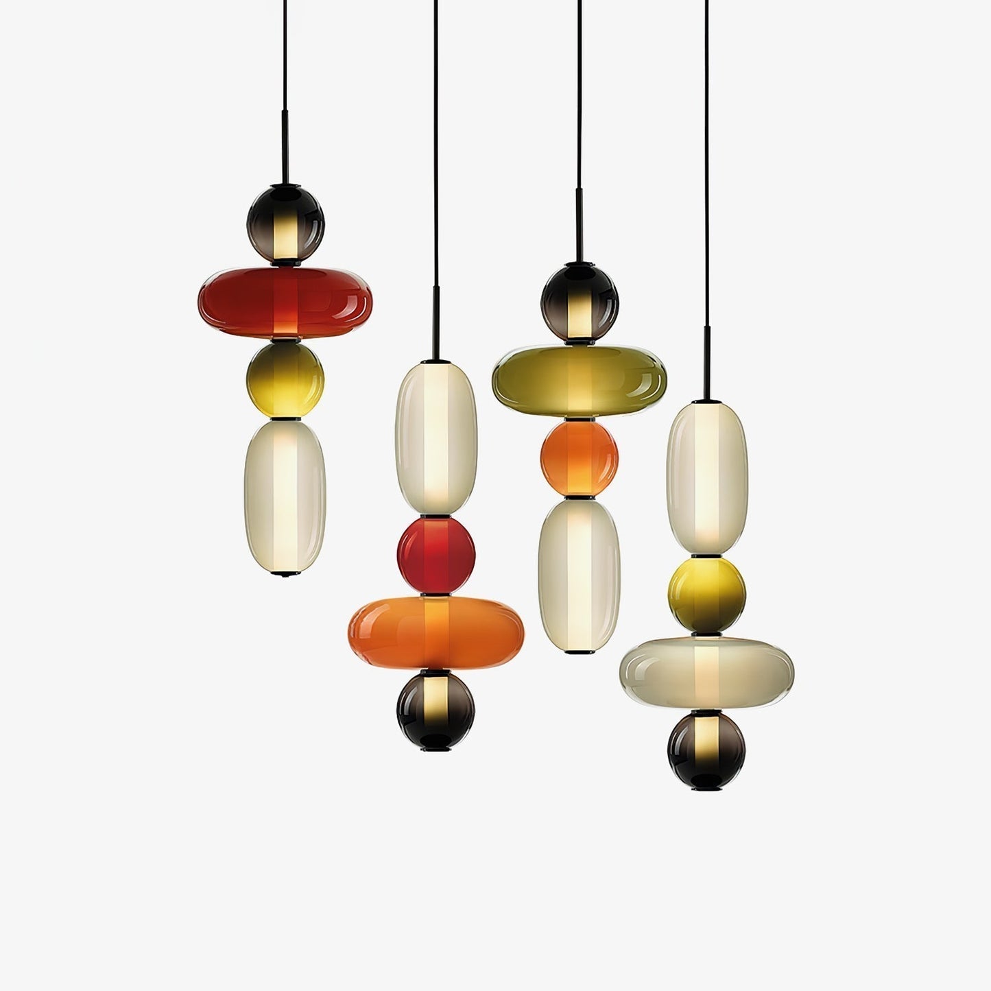 LumiClear – Elegant Glass Pendant with Transparent Brilliance