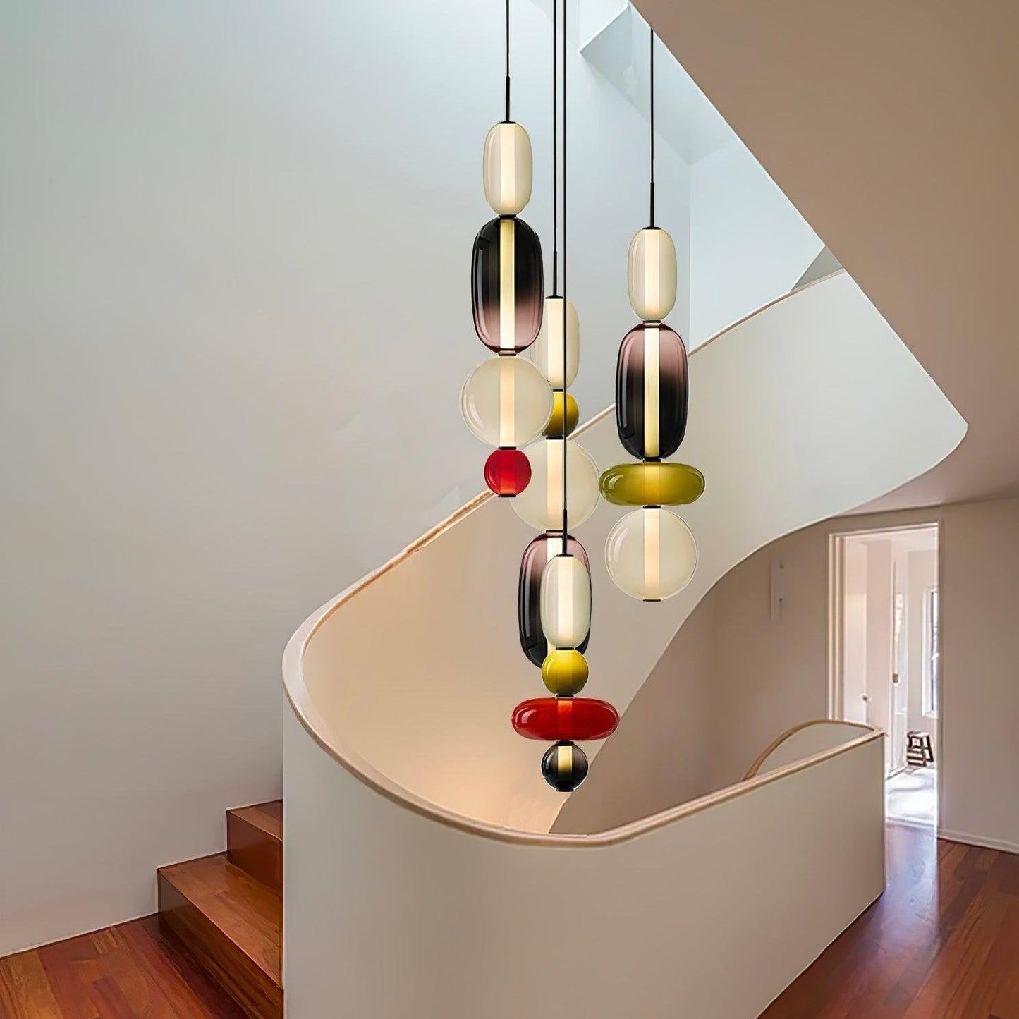 LumiClear – Elegant Glass Pendant with Transparent Brilliance