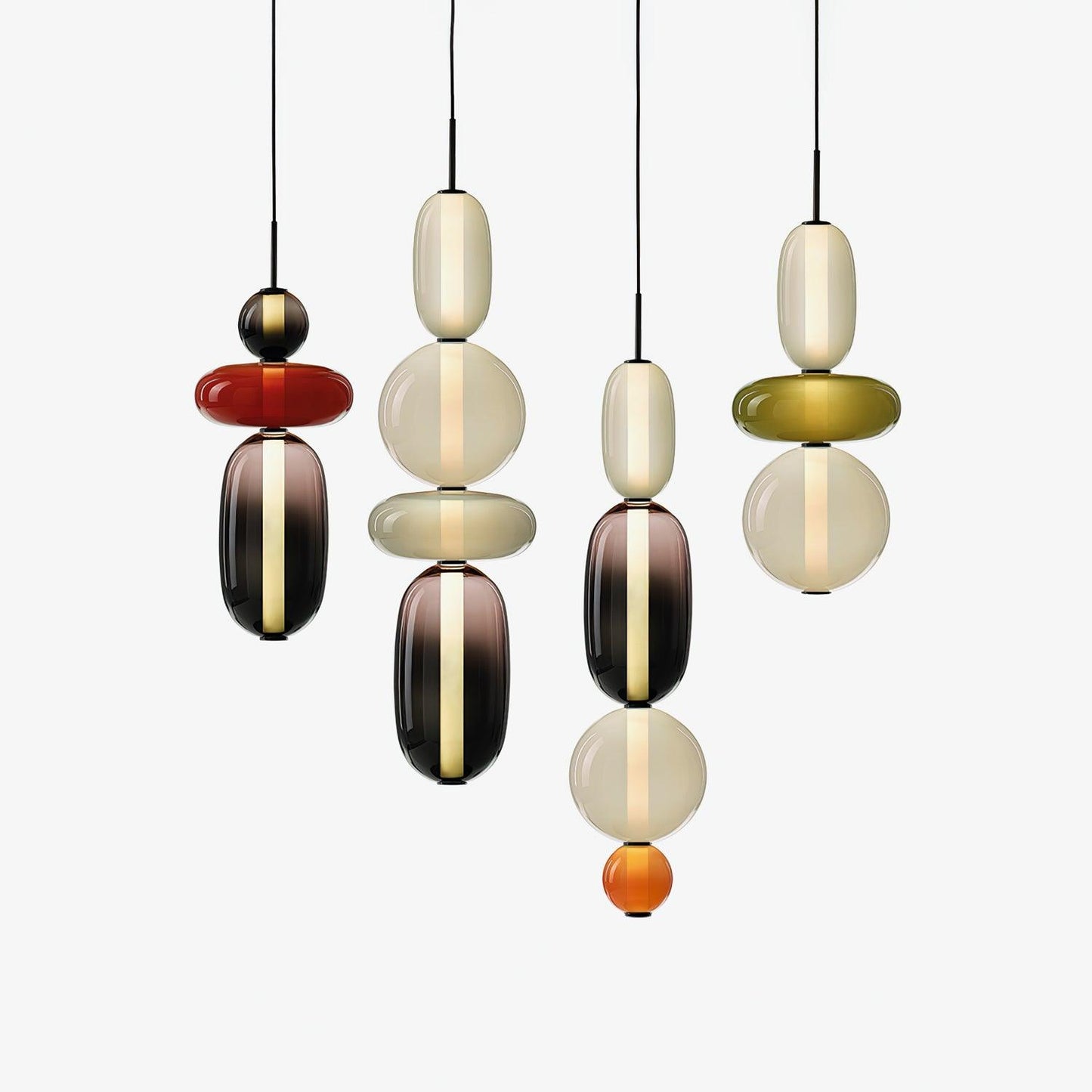 LumiClear – Elegant Glass Pendant with Transparent Brilliance