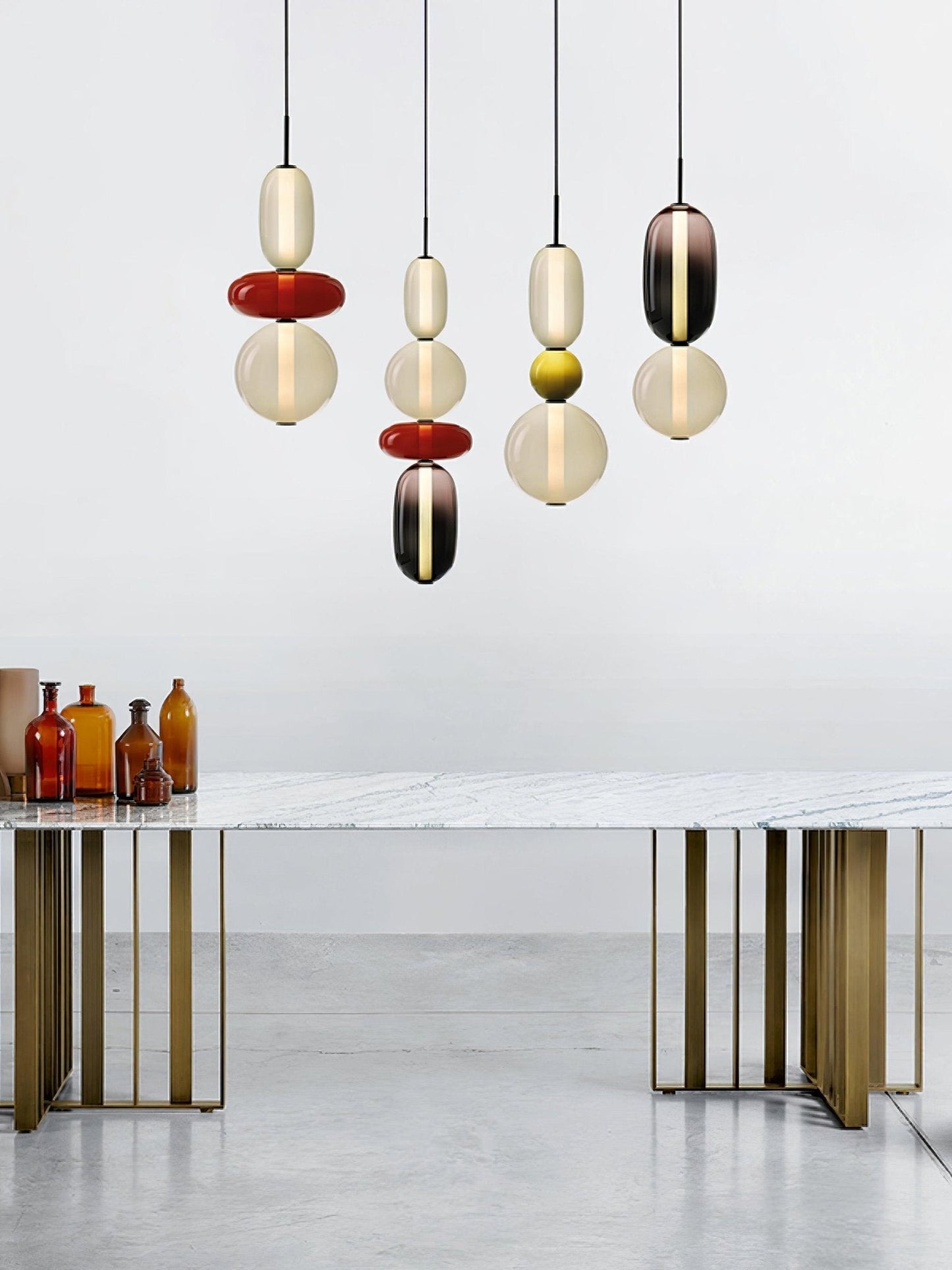 LumiClear – Elegant Glass Pendant with Transparent Brilliance