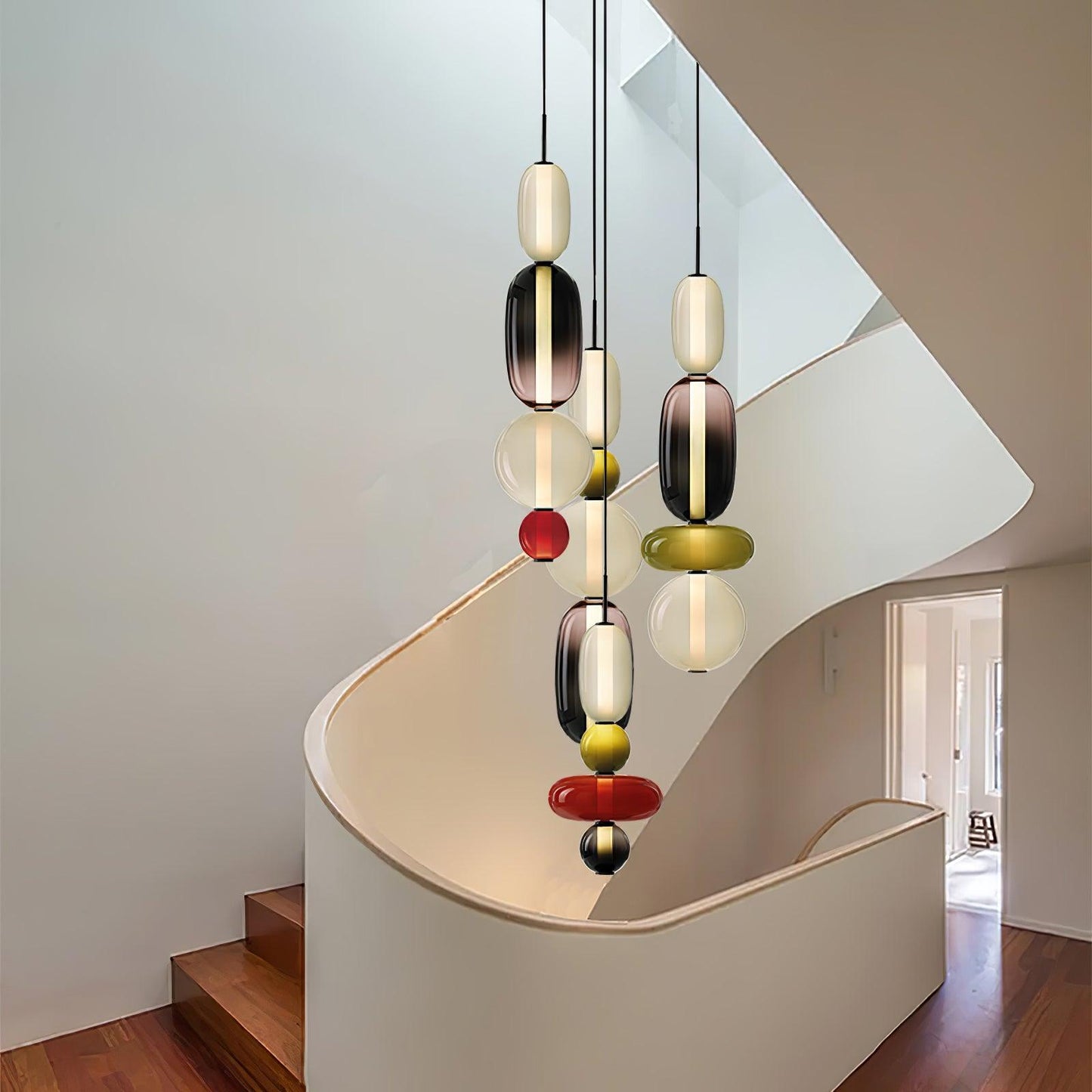 LumiClear – Elegant Glass Pendant with Transparent Brilliance