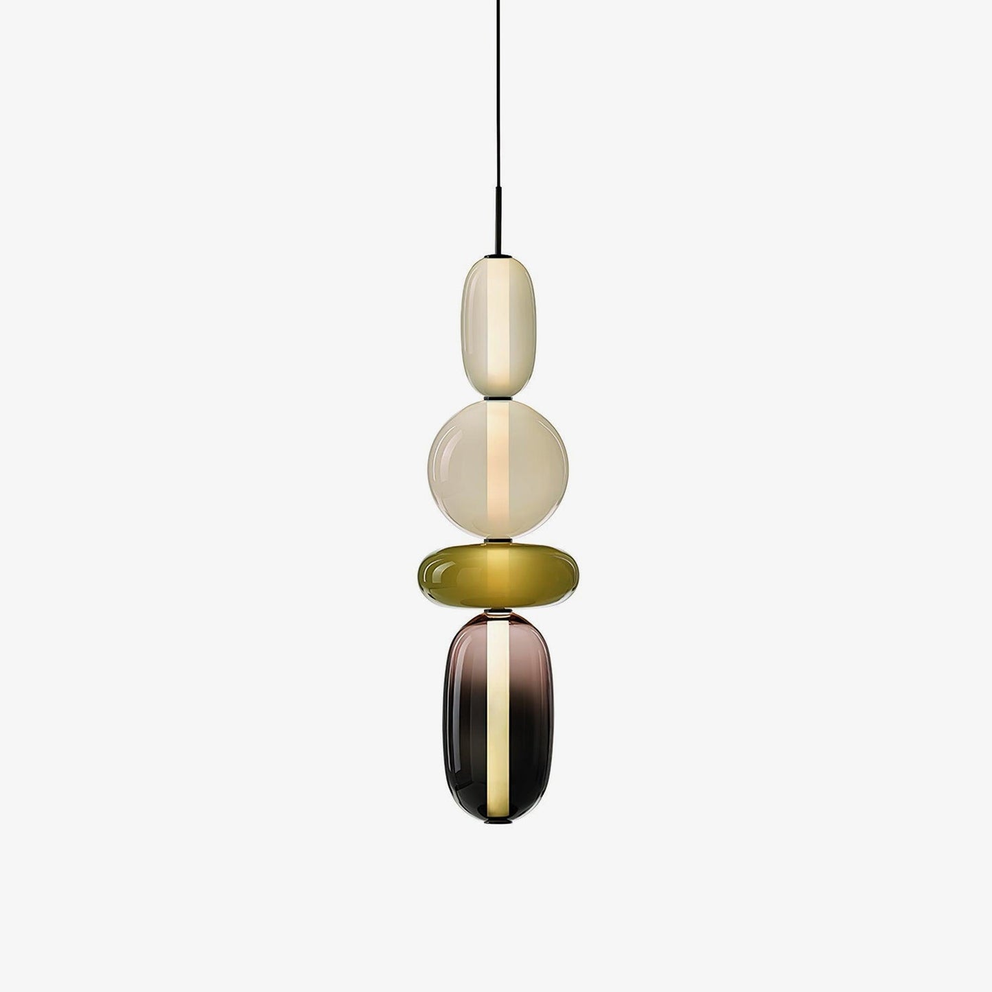 LumiClear – Elegant Glass Pendant with Transparent Brilliance