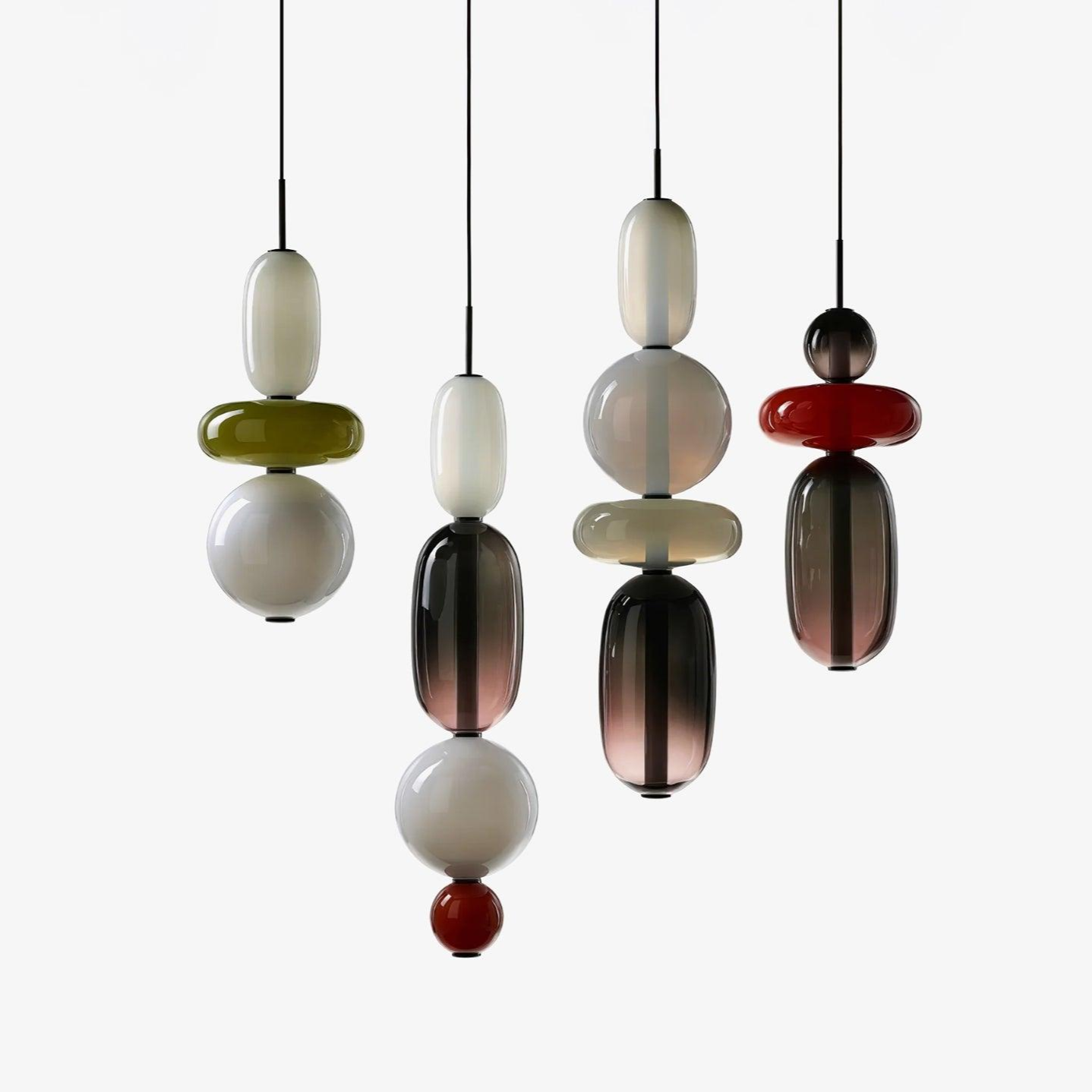 LumiClear – Elegant Glass Pendant with Transparent Brilliance